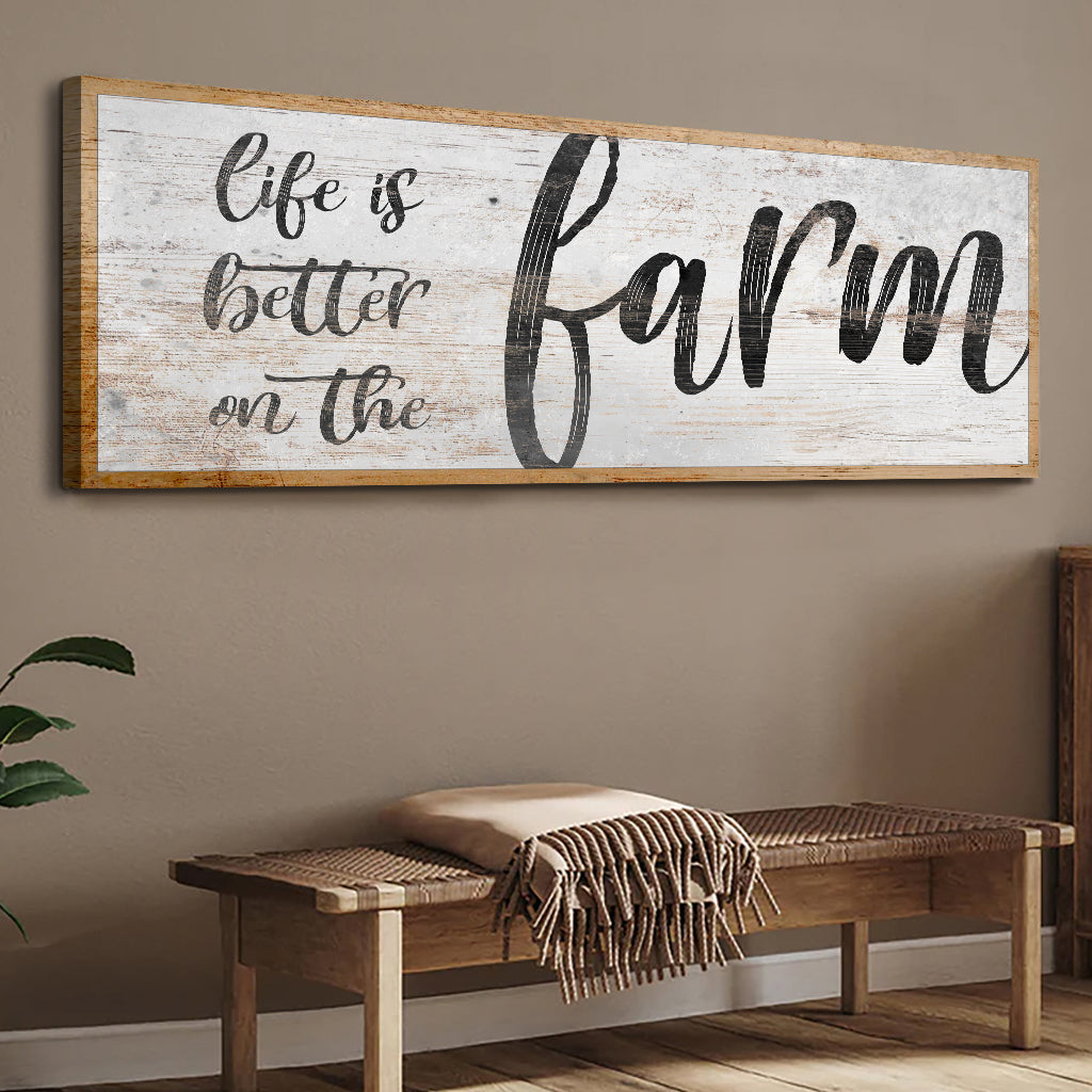 Life Is Better On The Farm Sign VII on sale at MyriadMart