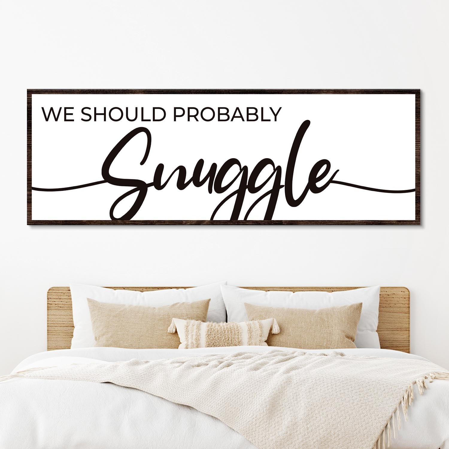 We Should Probably Snuggle Sign II on sale at MyriadMart