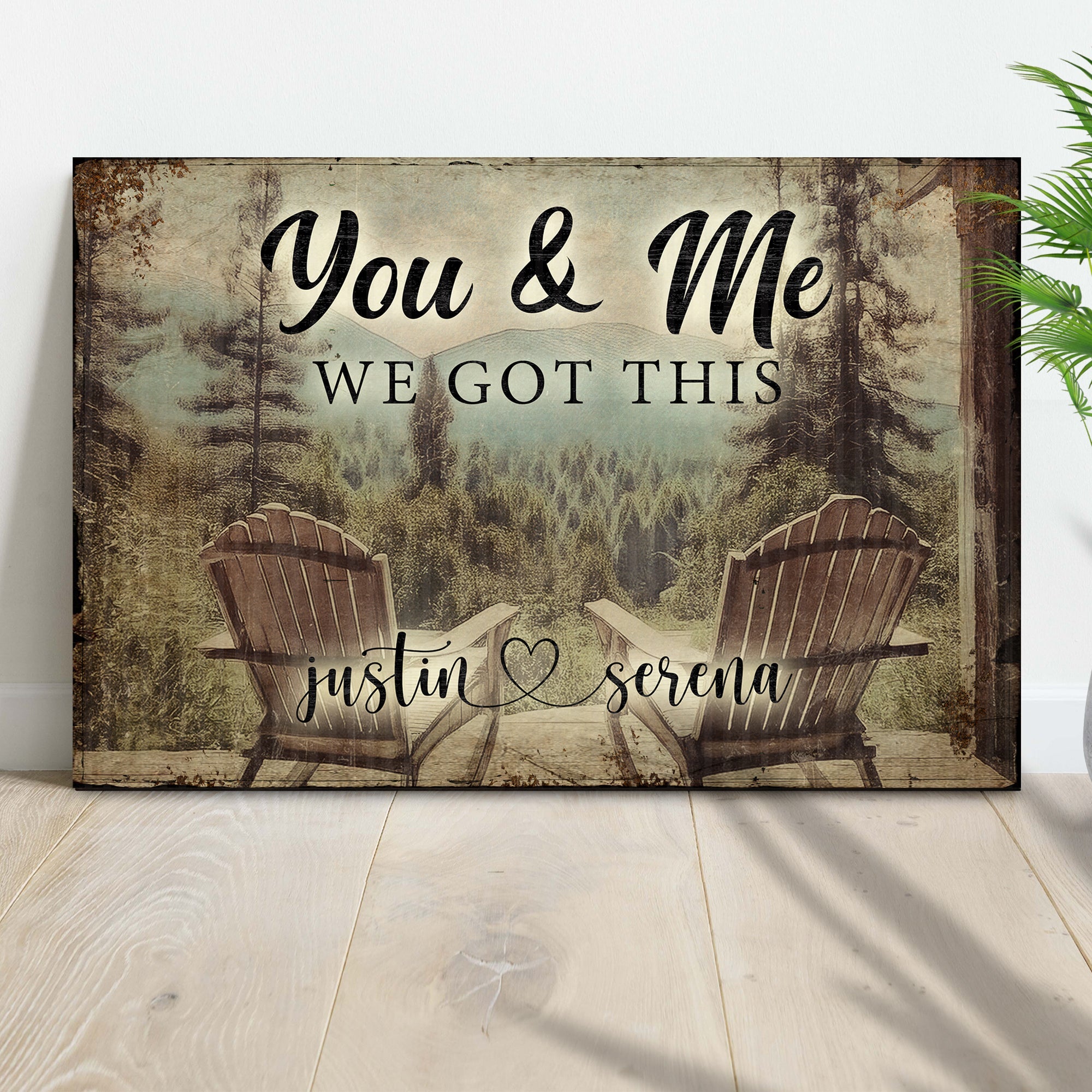 Cabin Forest Themed We Got This Couple Sign on sale at MyriadMart