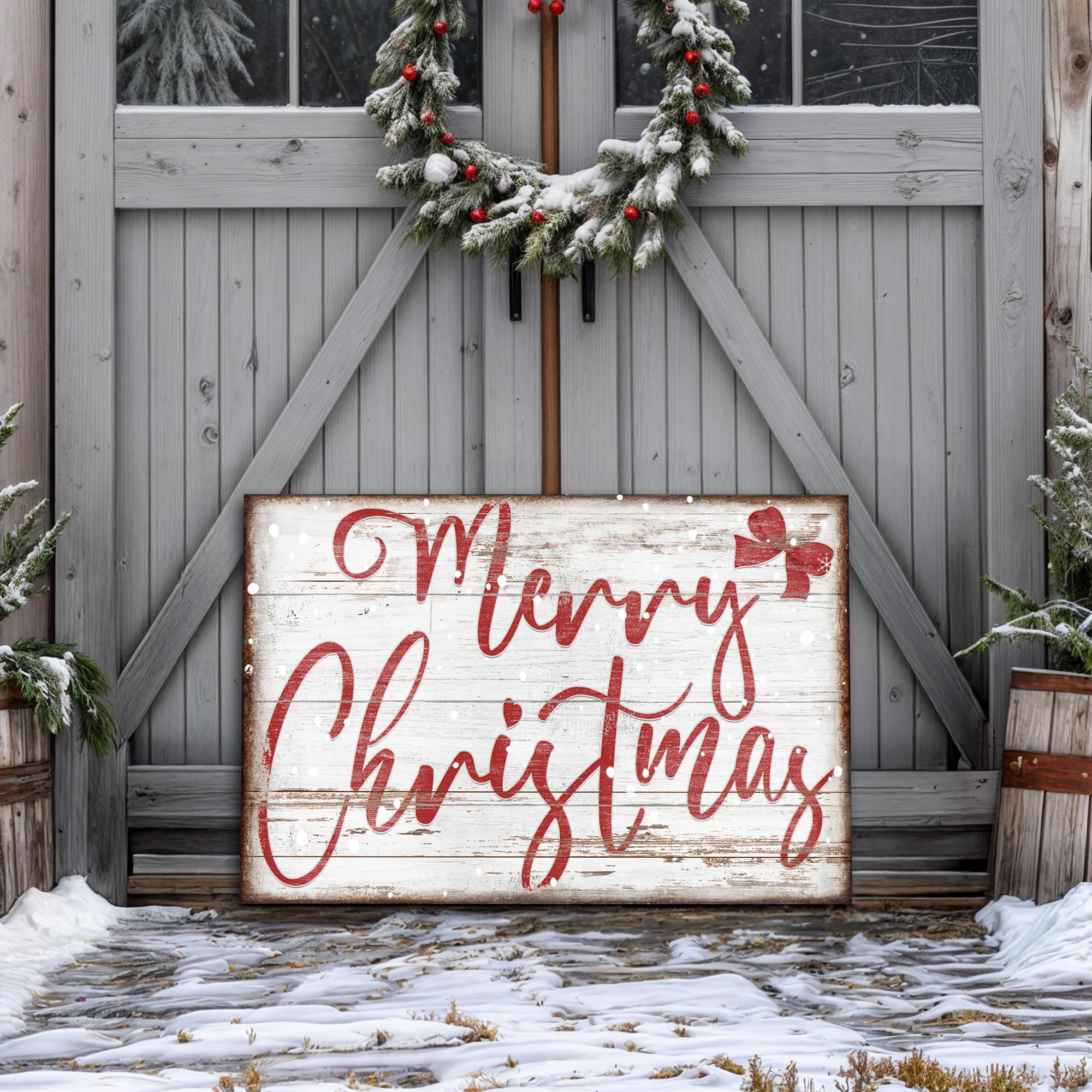 Merry Christmas Sign X on sale at MyriadMart