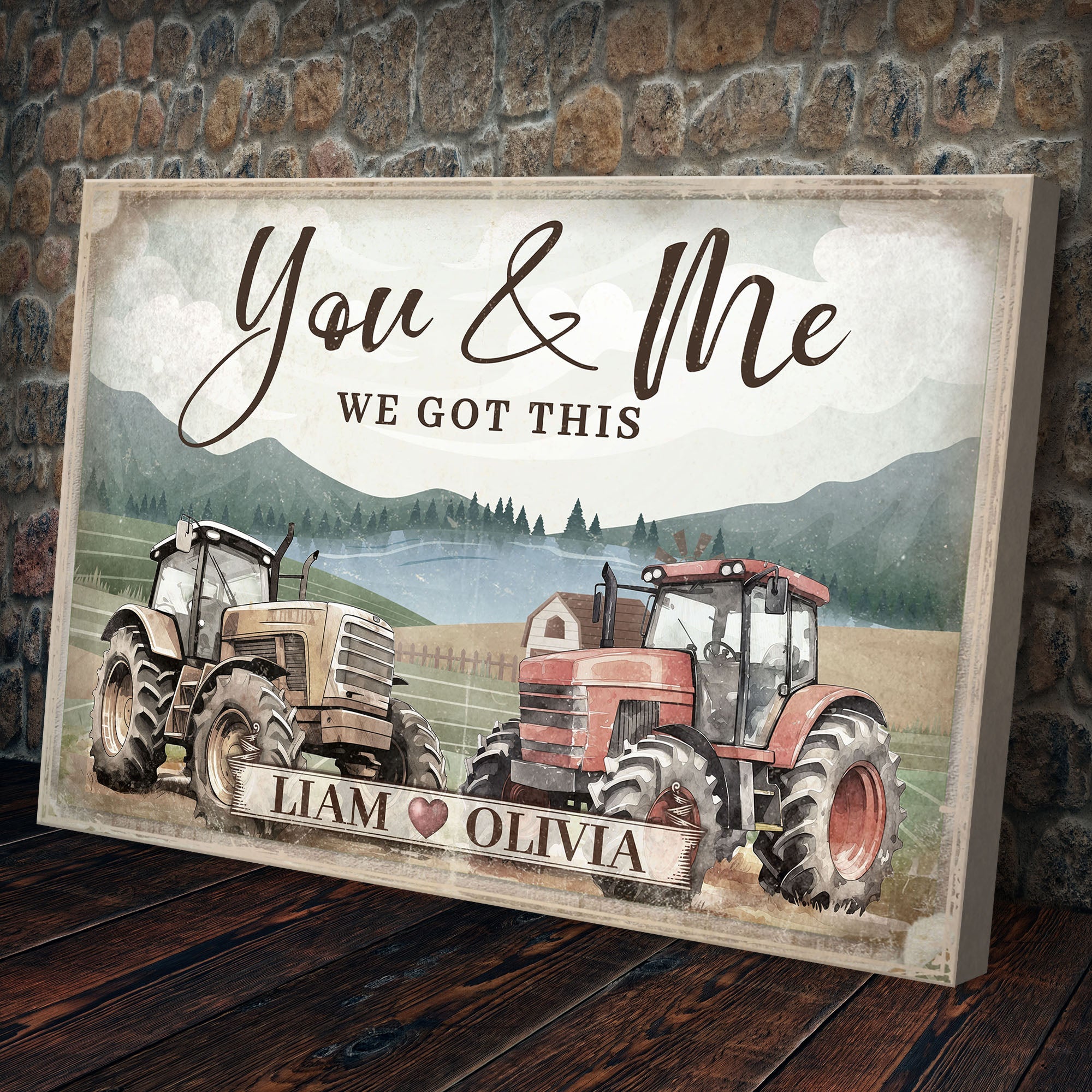 Tractor Themed We Got This Couple Sign on sale at MyriadMart