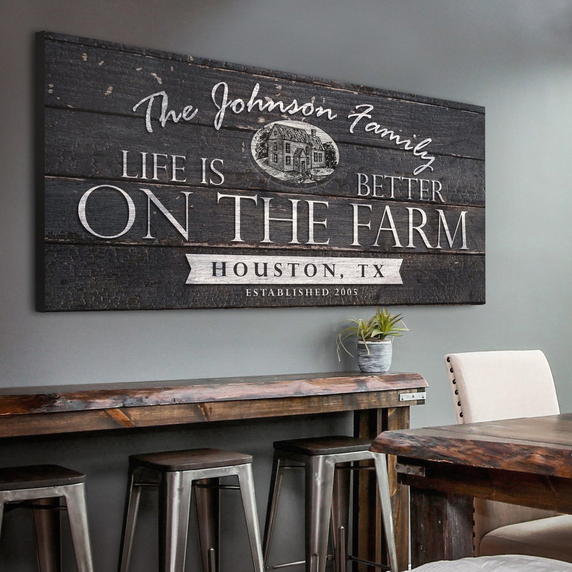 Life Is Better On The Farm Sign on sale at MyriadMart