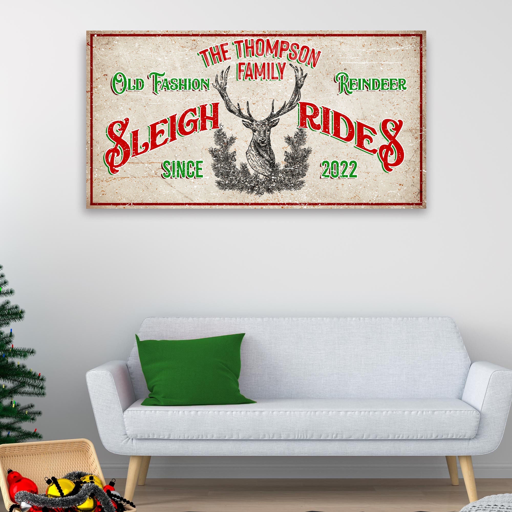 Christmas Reindeer Sign on sale at MyriadMart