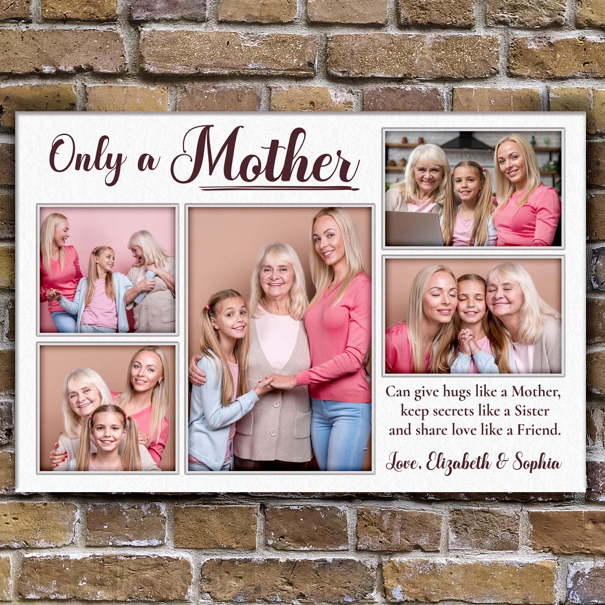 Mother's Day Sign Only A Mother on sale at MyriadMart