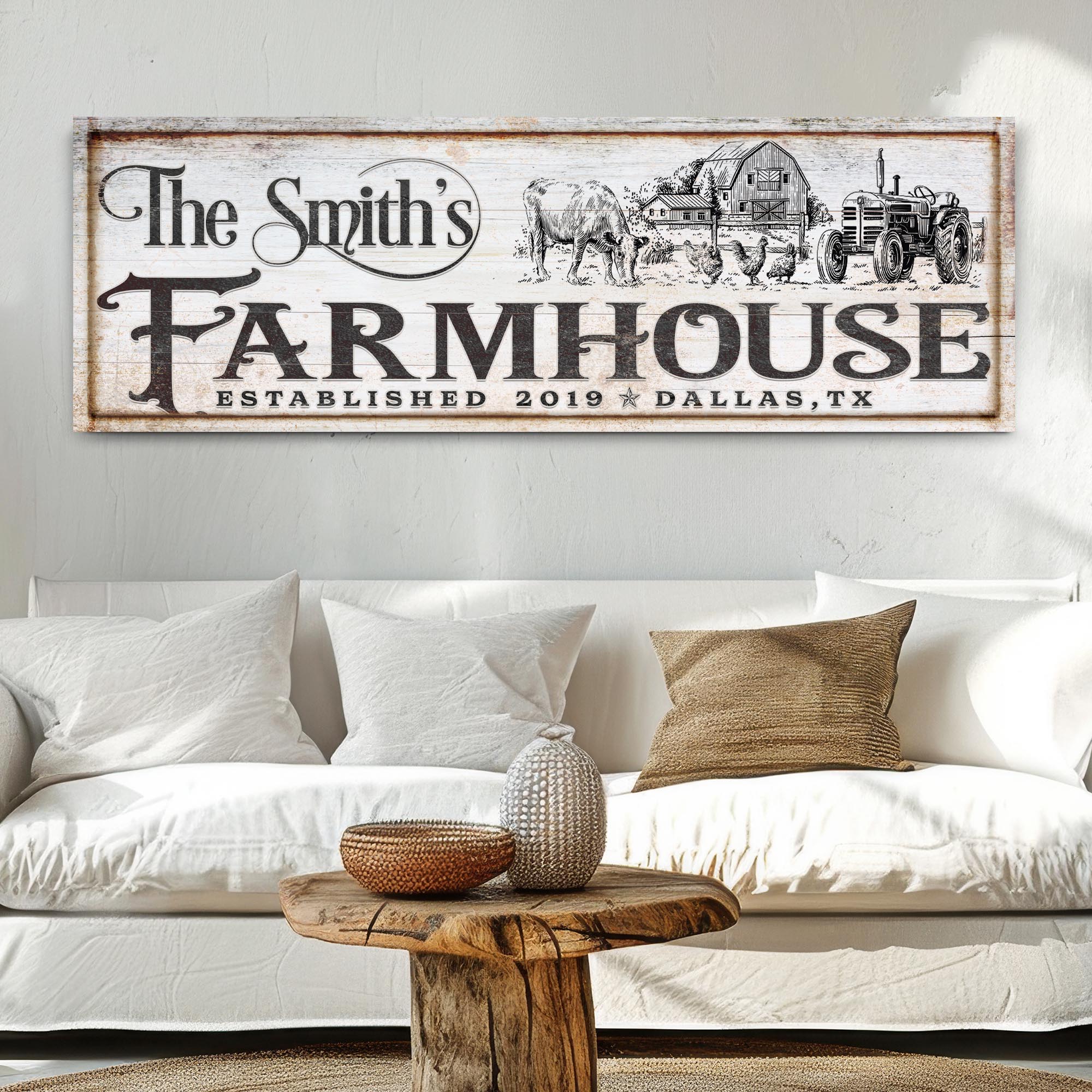 Vintage Rust Farmhouse Sign II on sale at MyriadMart