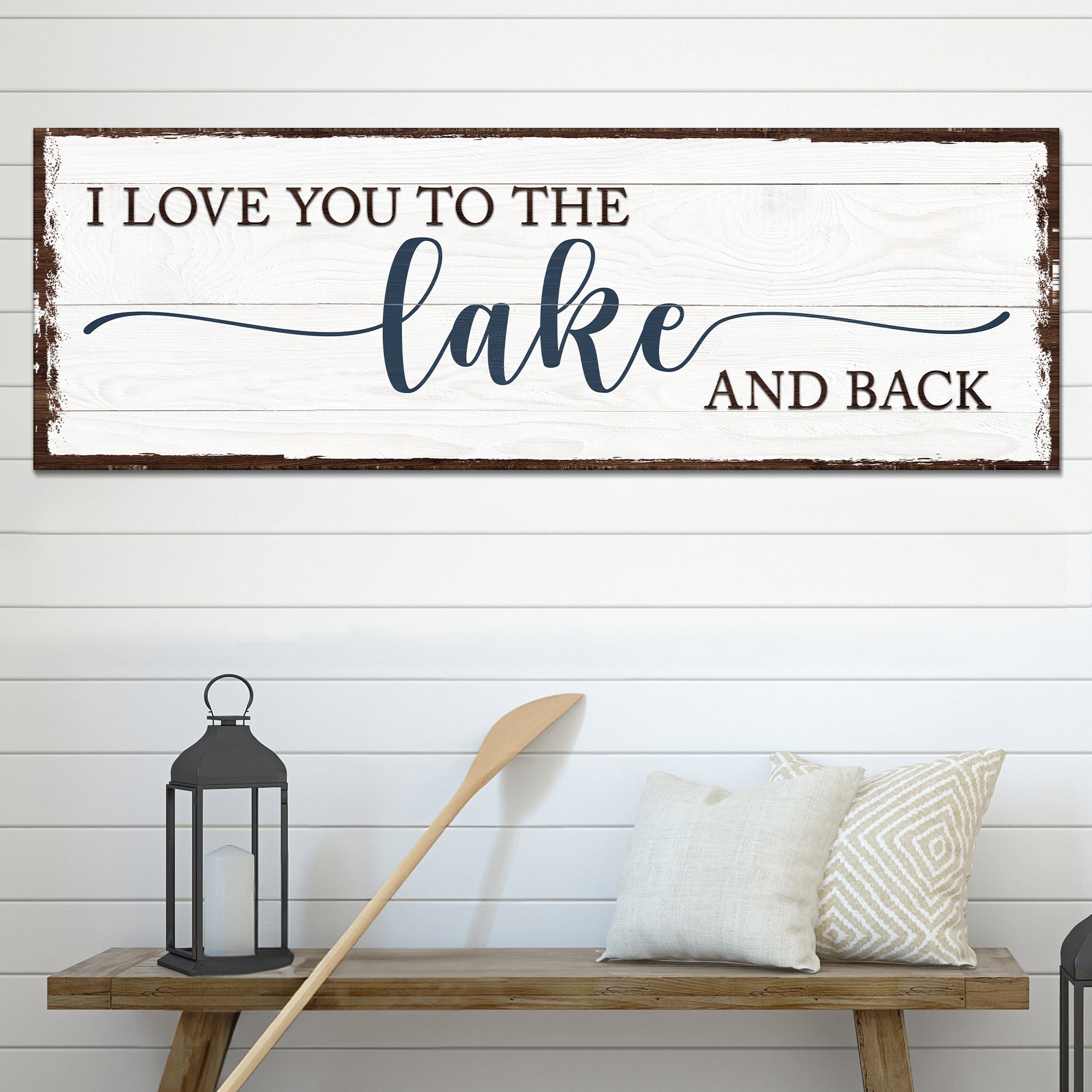 Love You To The Lake And Back Sign III on sale at MyriadMart
