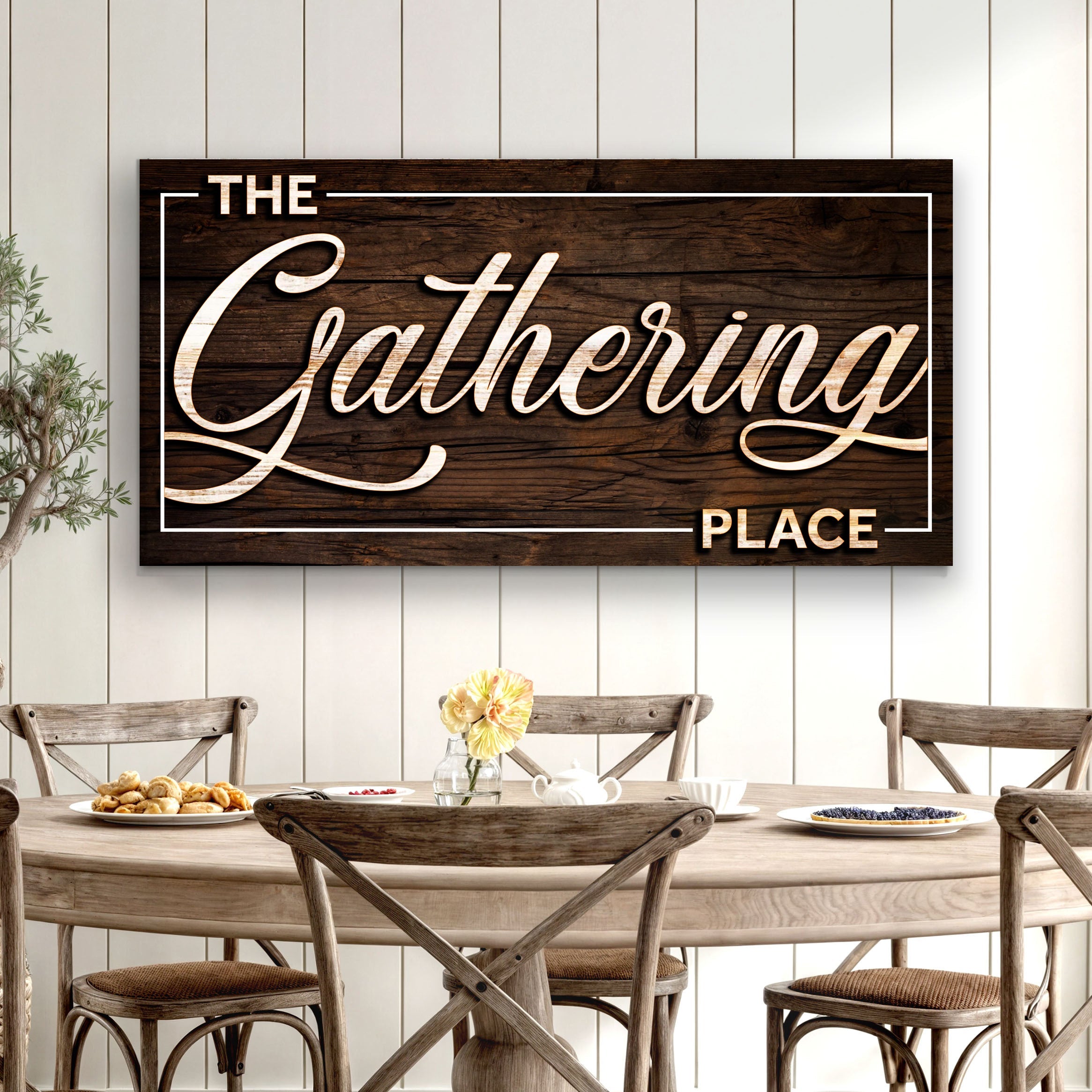 The Gathering Place Sign on sale at MyriadMart