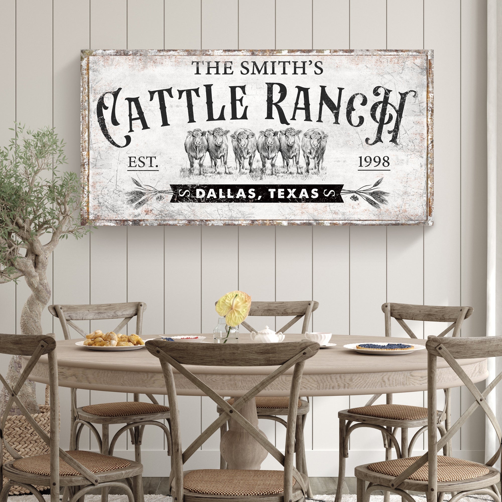 Branded Cattle Ranch Sign VI on sale at MyriadMart