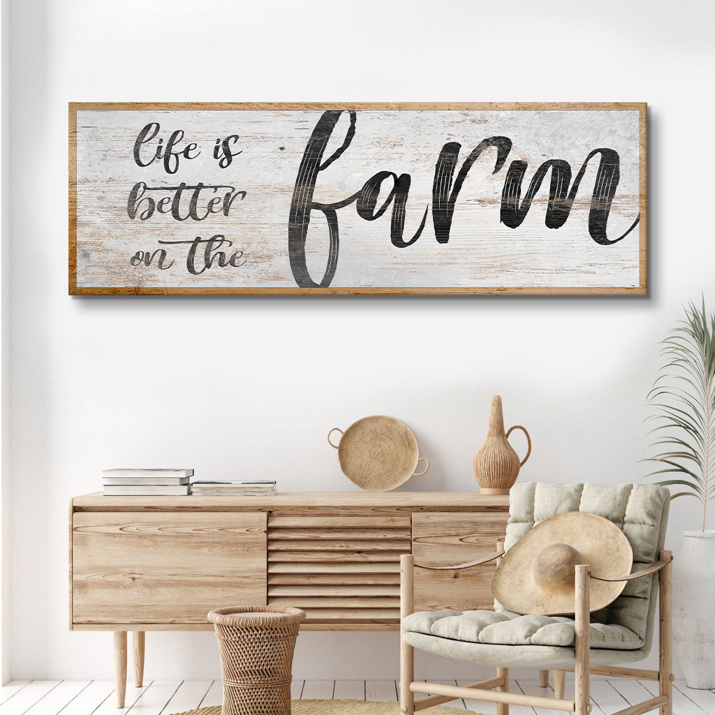 Life Is Better On The Farm Sign VII on sale at MyriadMart