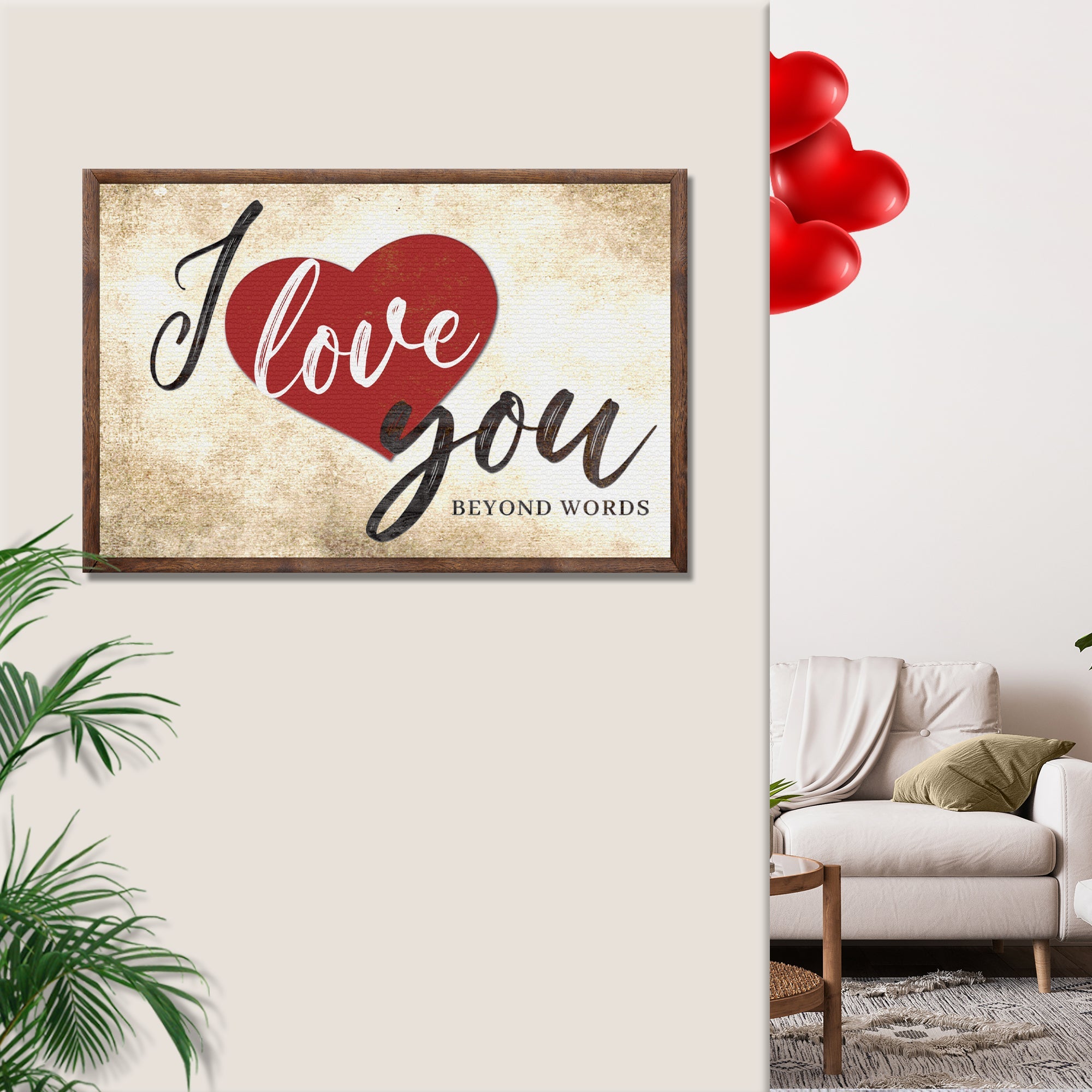 Valentine Beyond Words Sign on sale at MyriadMart