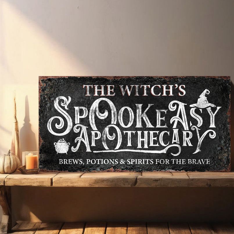 The Bewitched Speakeasy Bar Halloween Sign on sale at MyriadMart