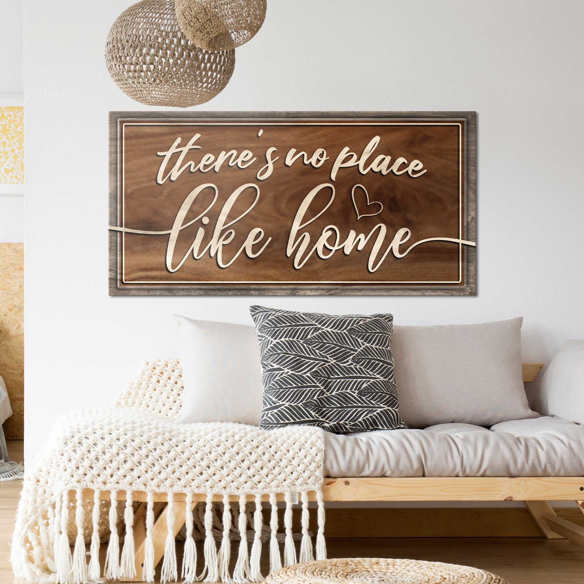 There's No Place Like Home Sign V on sale at MyriadMart