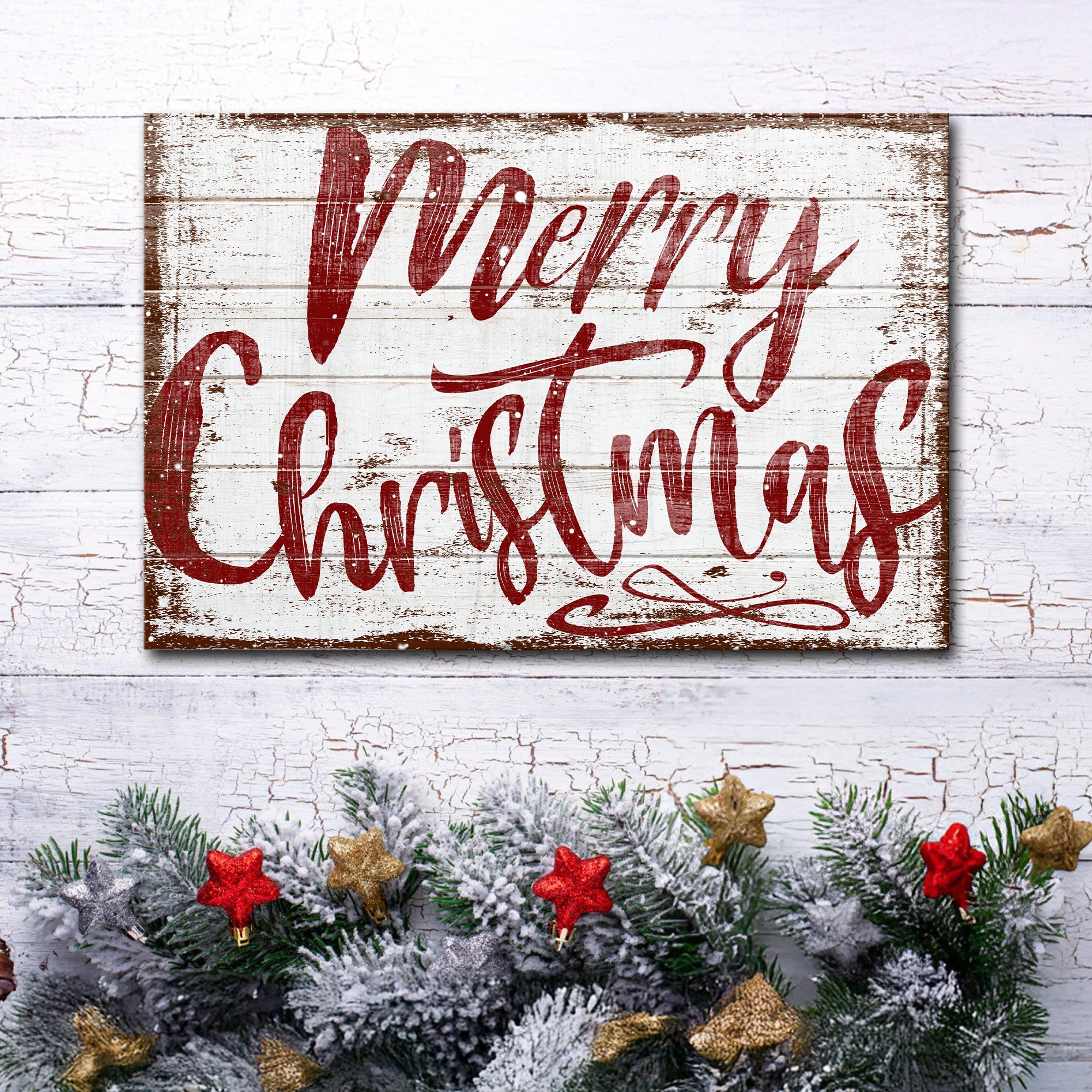 Merry Christmas Sign IX on sale at MyriadMart