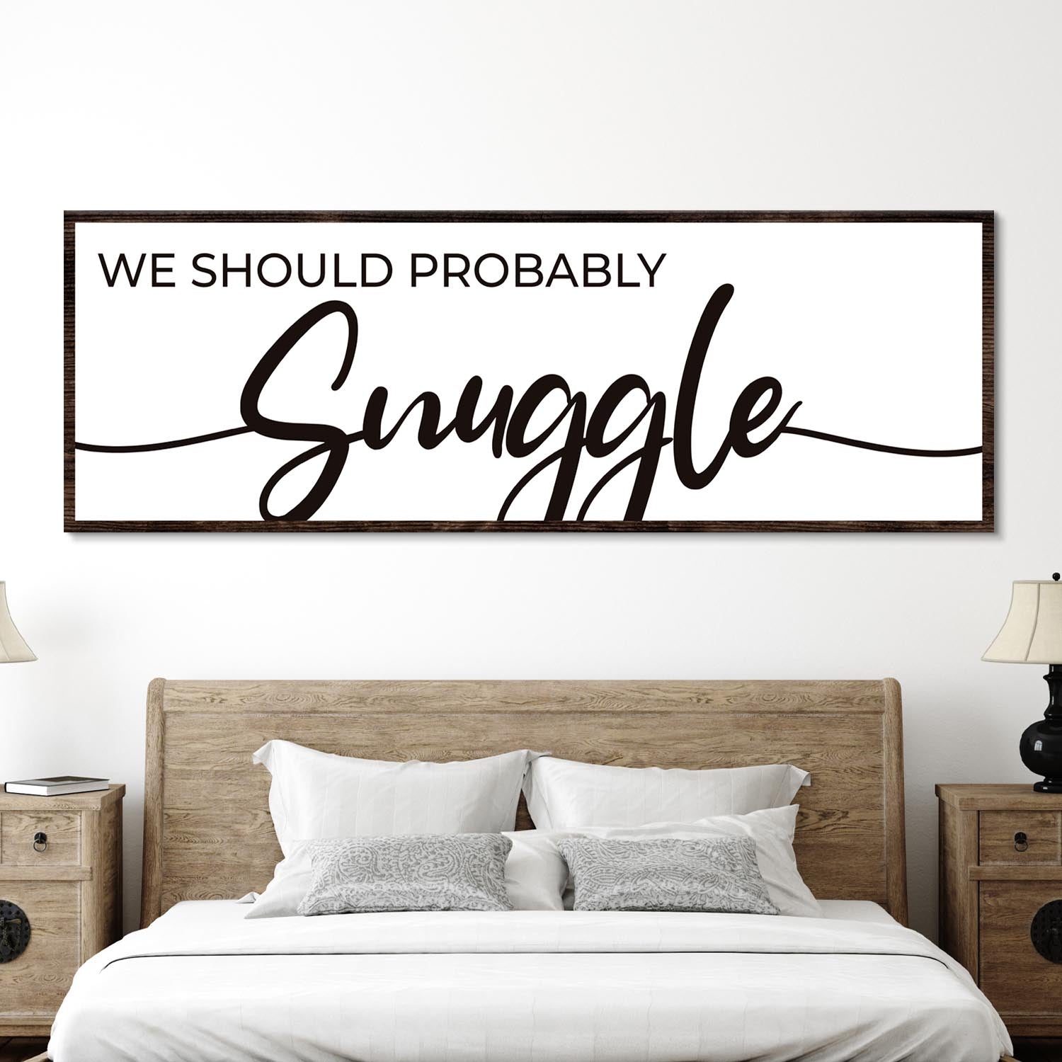 We Should Probably Snuggle Sign II on sale at MyriadMart