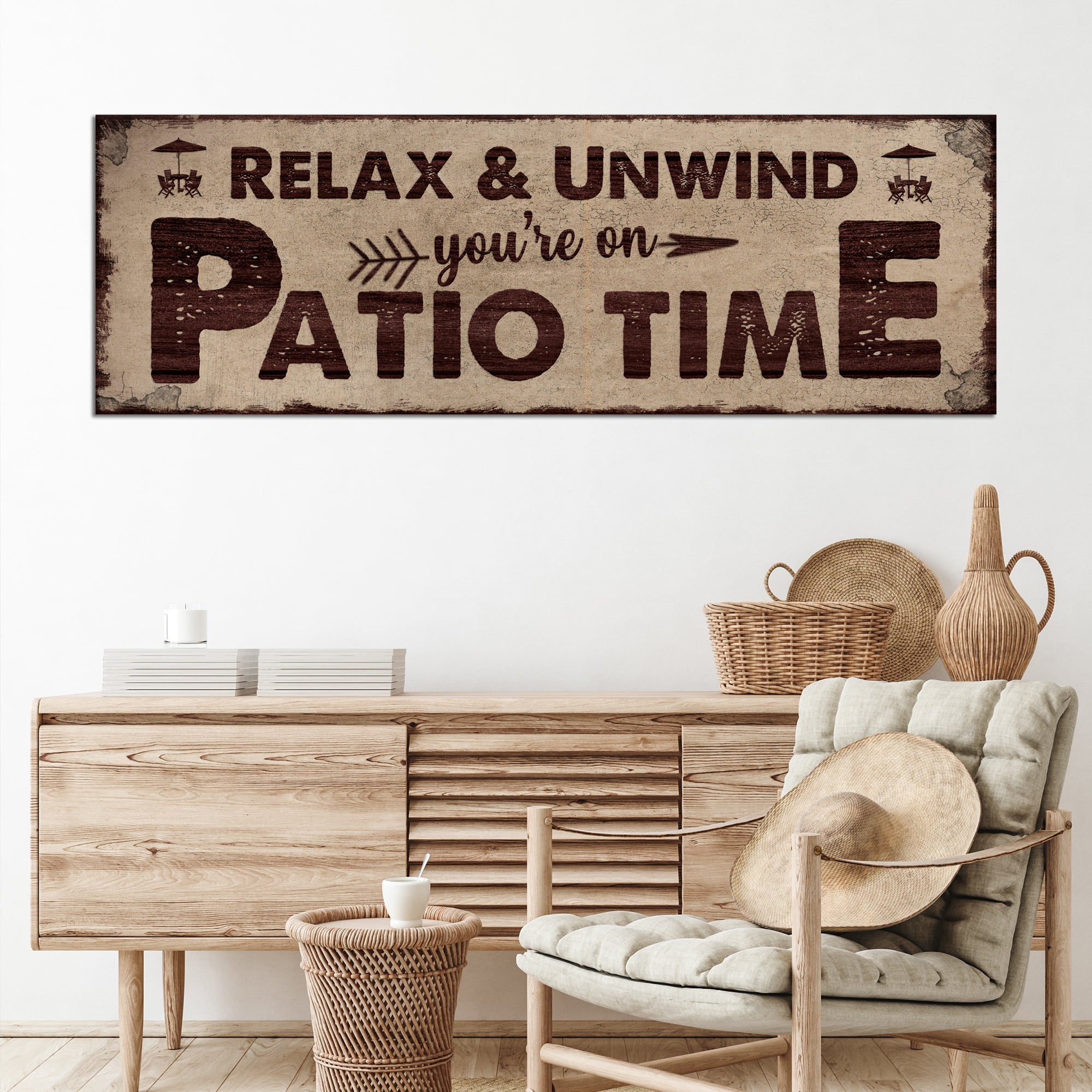 Patio Time Sign on sale at MyriadMart