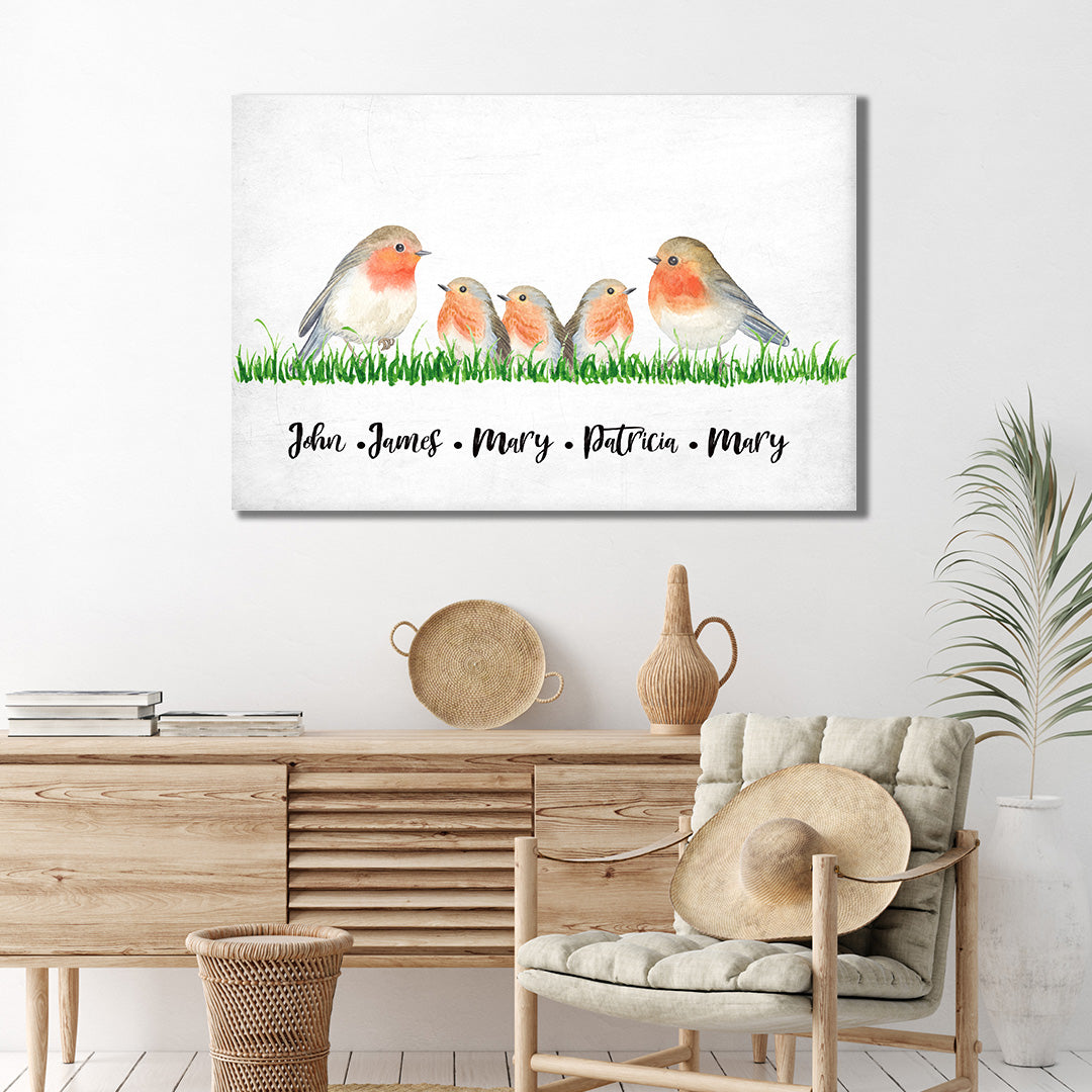 Family Flock of Birds Sign on sale at MyriadMart