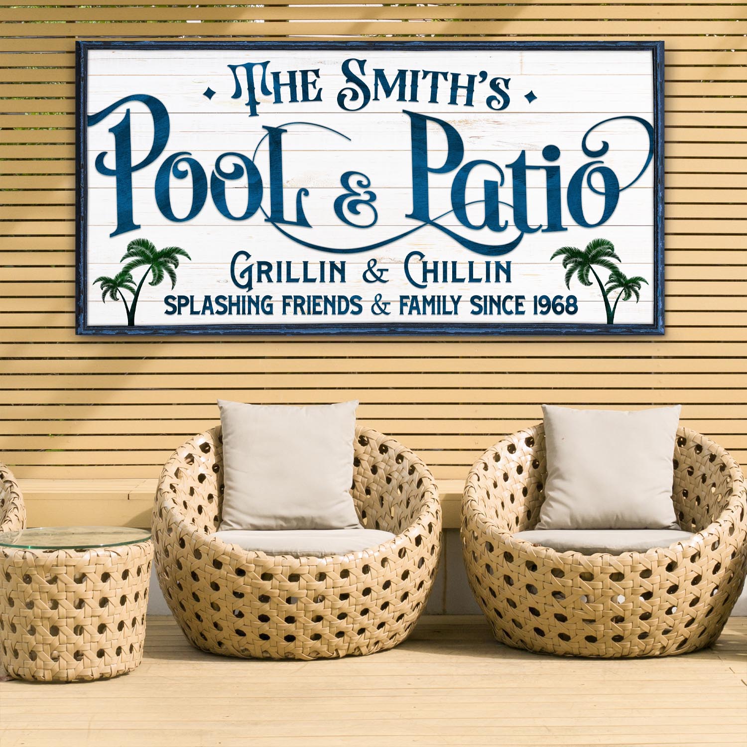 Personalized Pool Bar Sign II on sale at MyriadMart