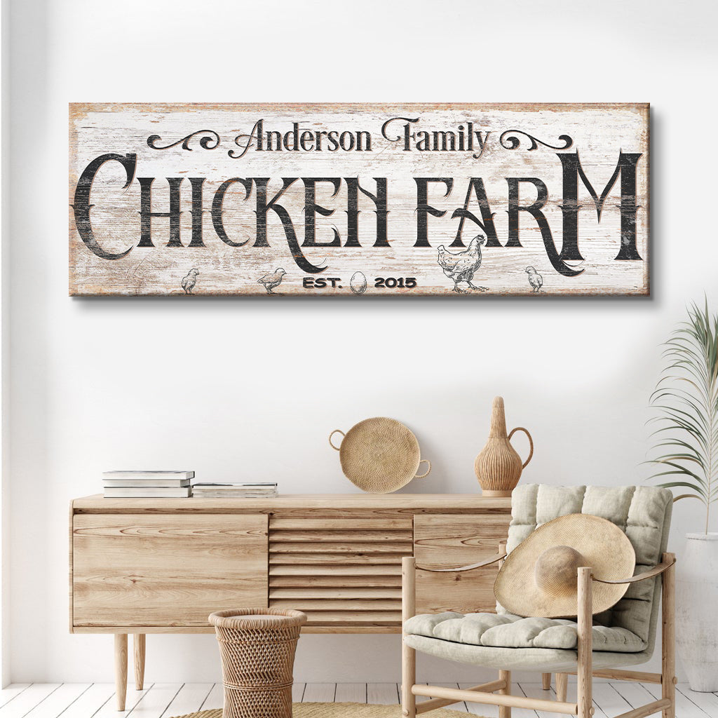 Chicken Farm Farmhouse Sign III on sale at MyriadMart