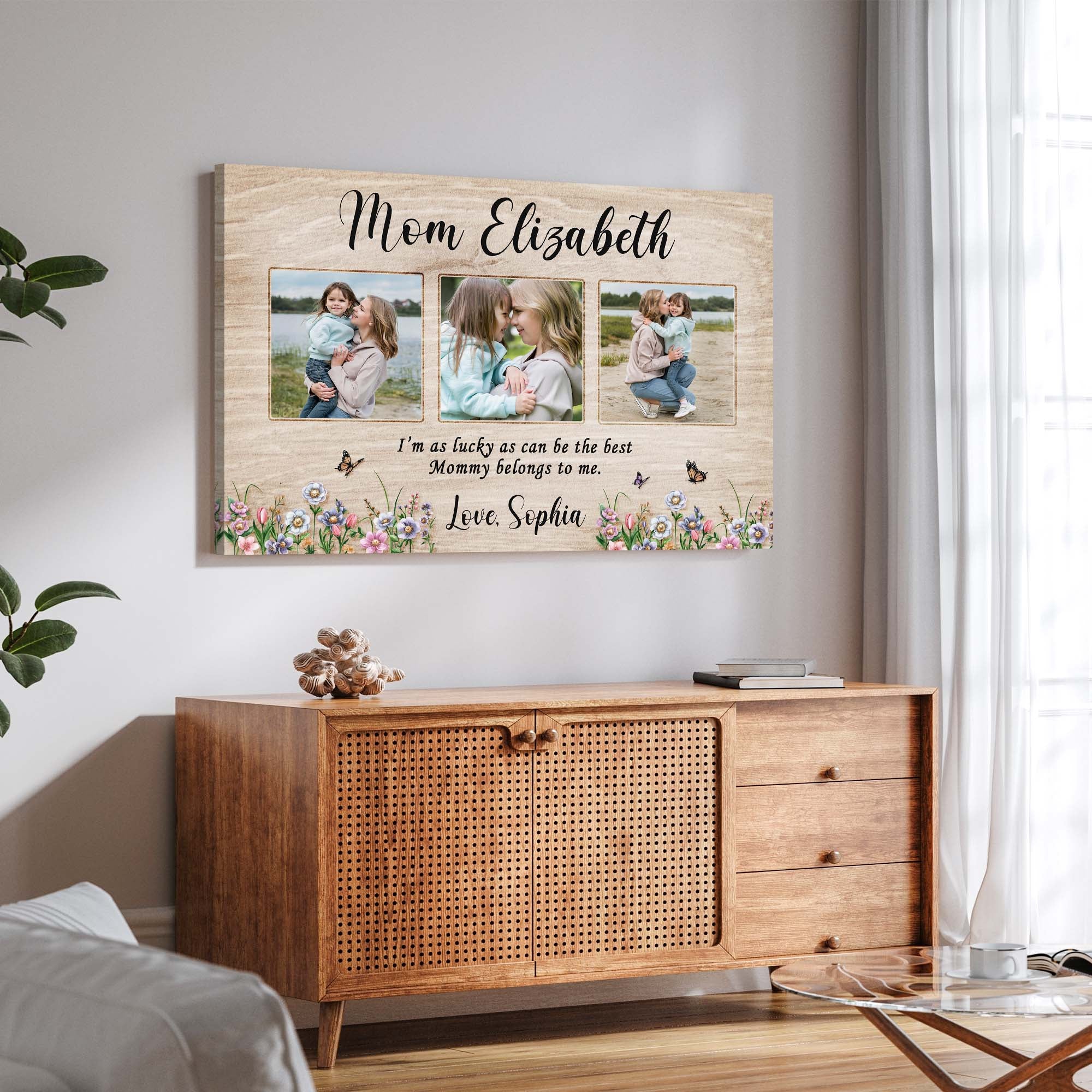 Mother's Day Sign The Best Mommy Belongs To Me on sale at MyriadMart