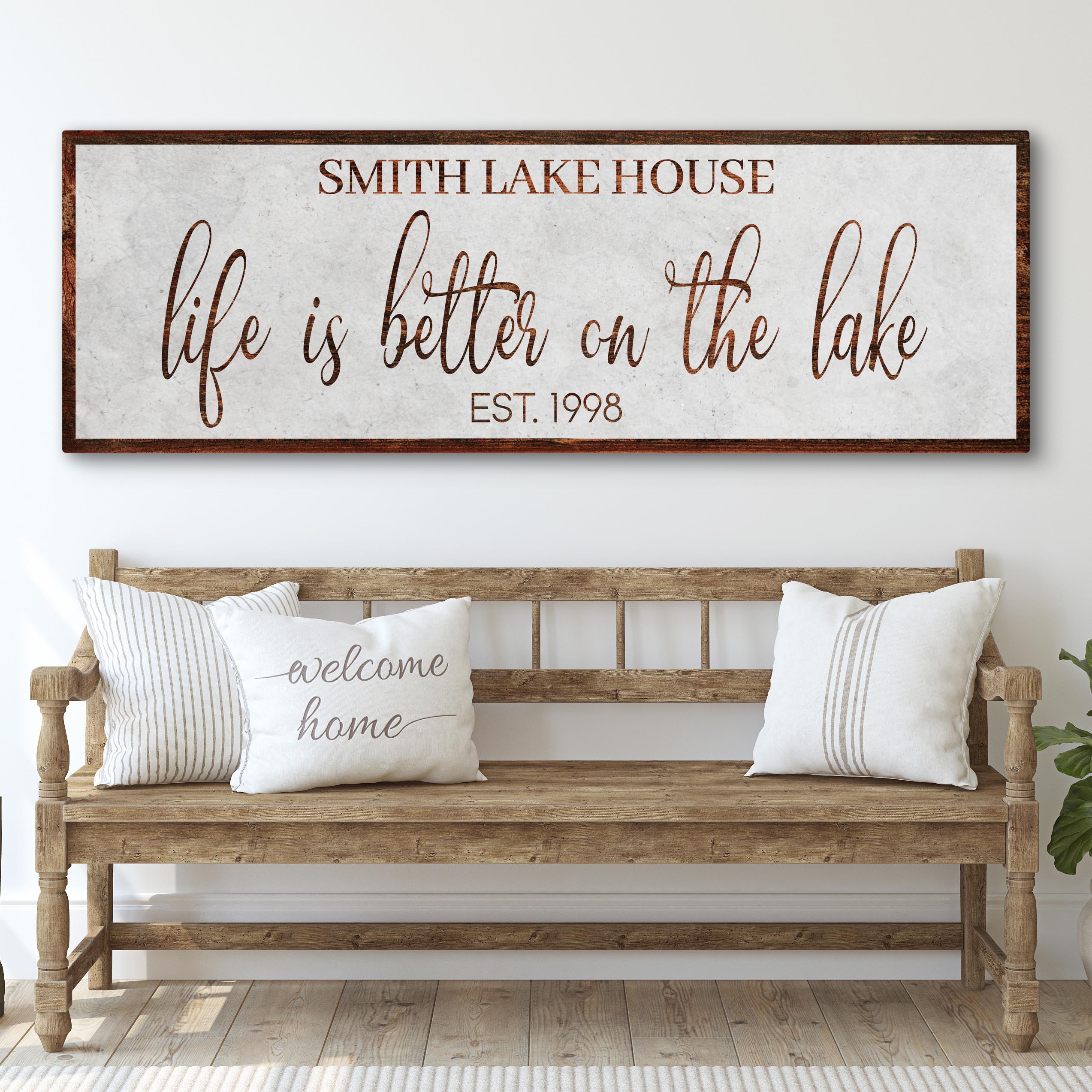 Life Is Better On The Lake Sign on sale at MyriadMart