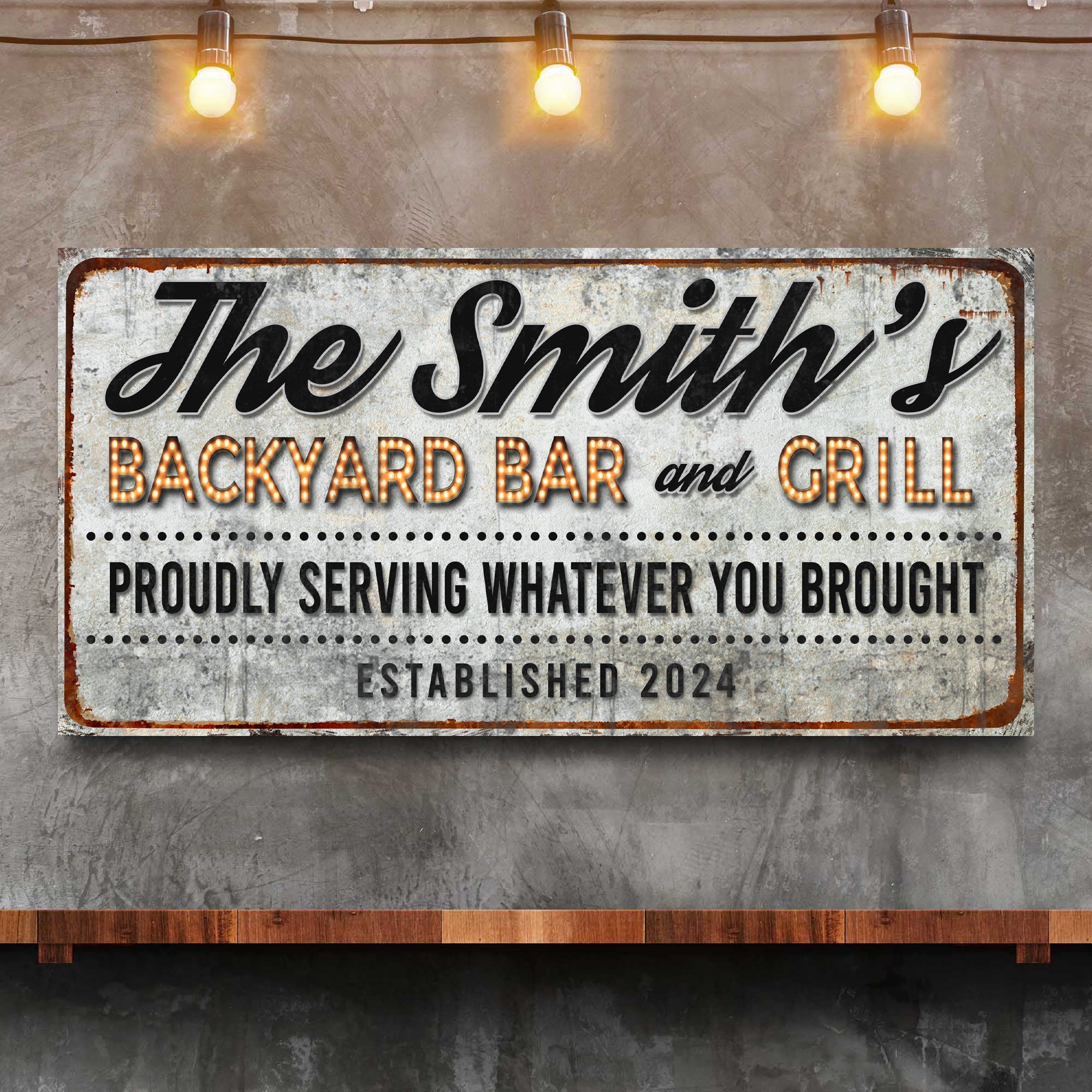 Backyard Bar & Grill Sign XX on sale at MyriadMart