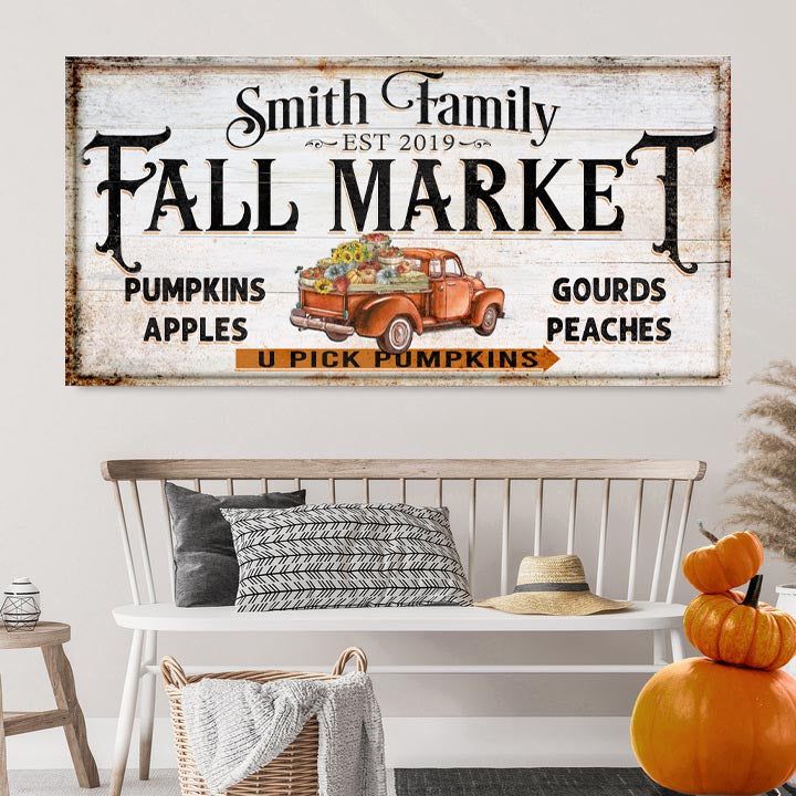 Fall Market Pumpkin Patch Sign on sale at MyriadMart