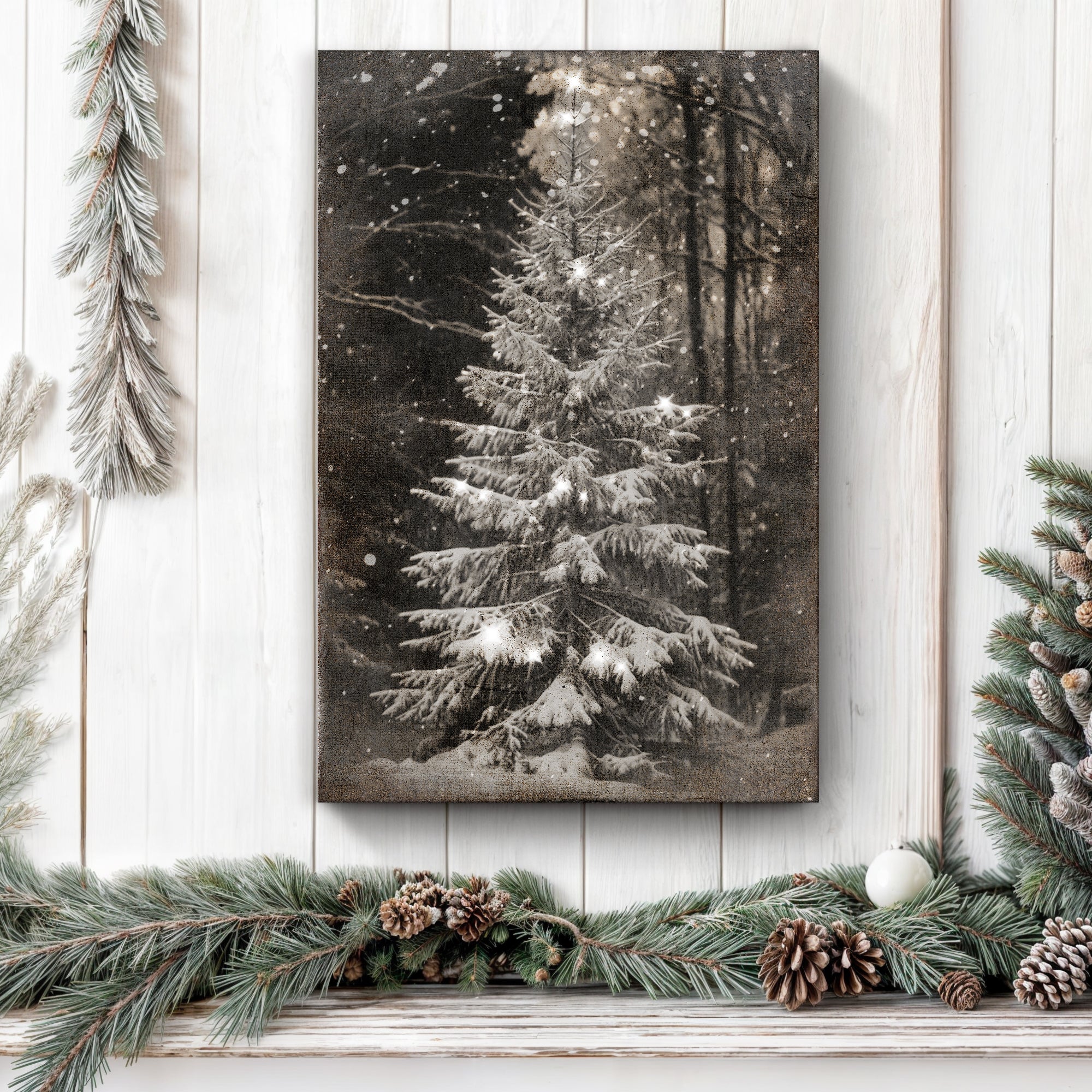 Vintage Christmas Tree Wall Art on sale at MyriadMart