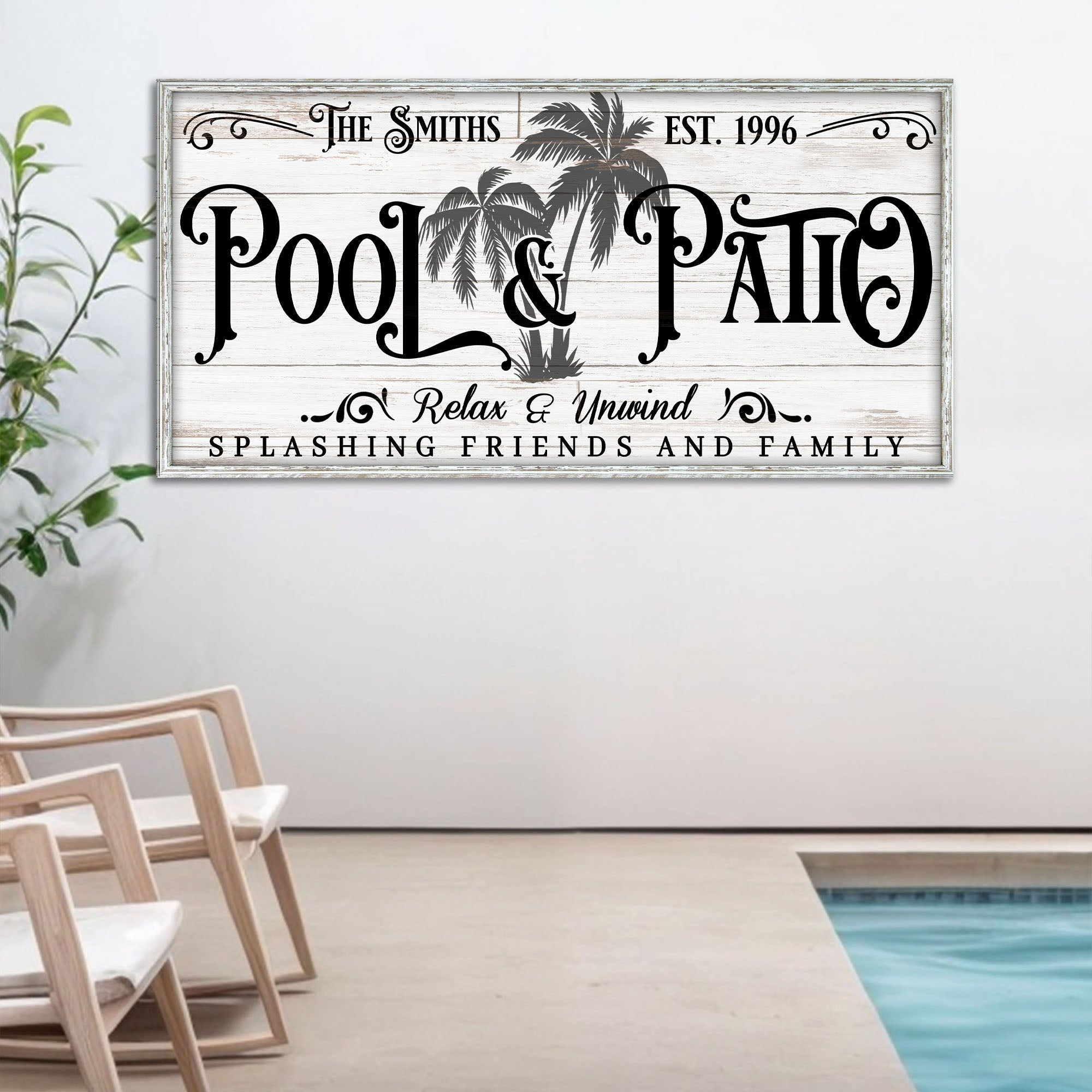 Personalized Pool & Patio Sign VI on sale at MyriadMart