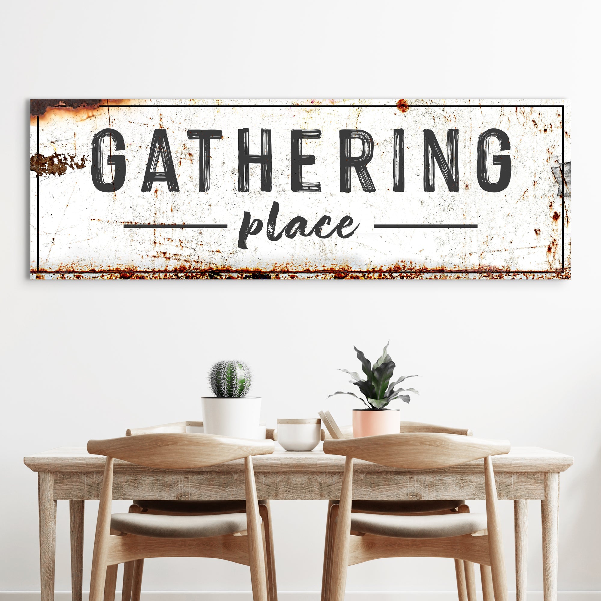The Gathering Place Dining Room Sign on sale at MyriadMart