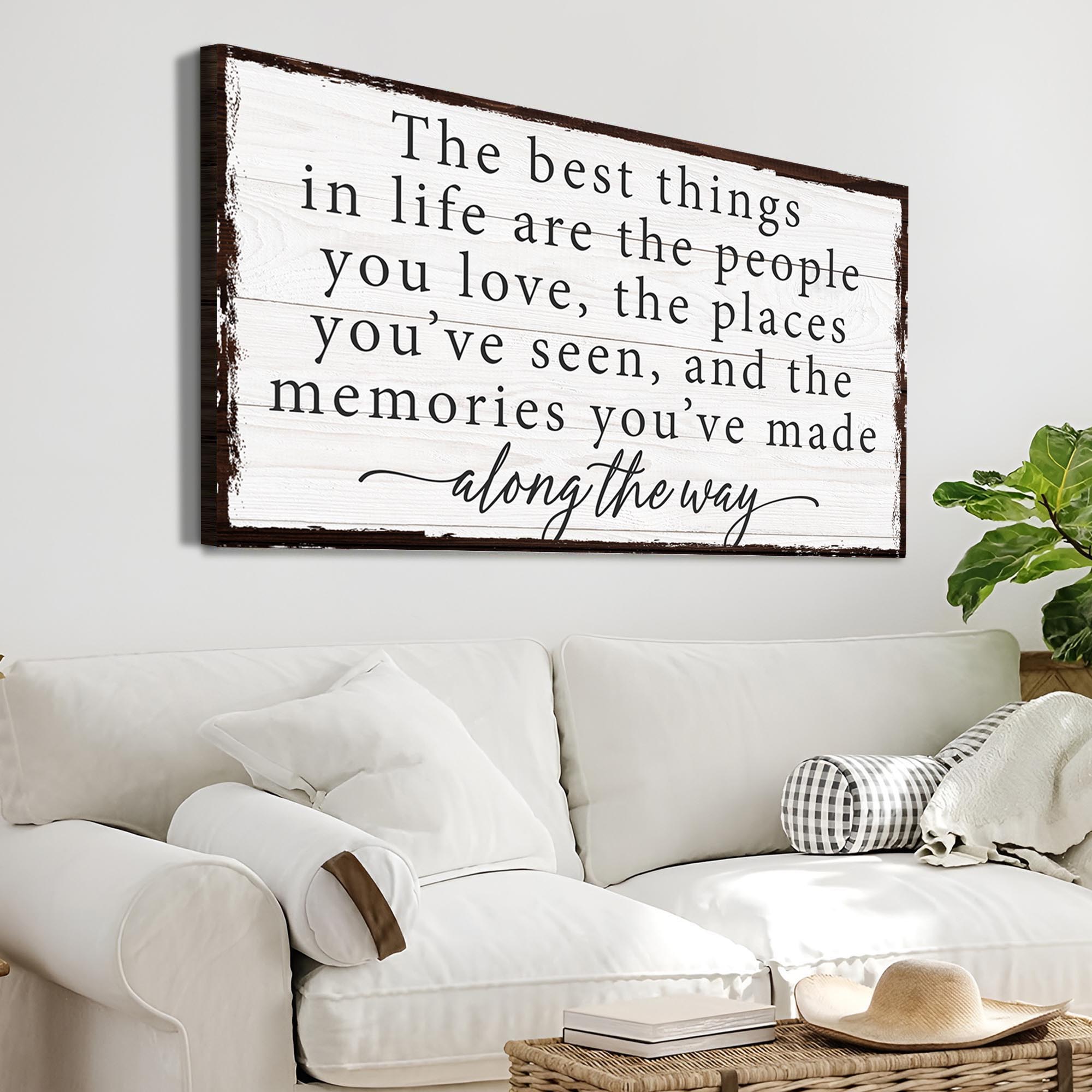 The Best Things In Life Sign IV on sale at MyriadMart