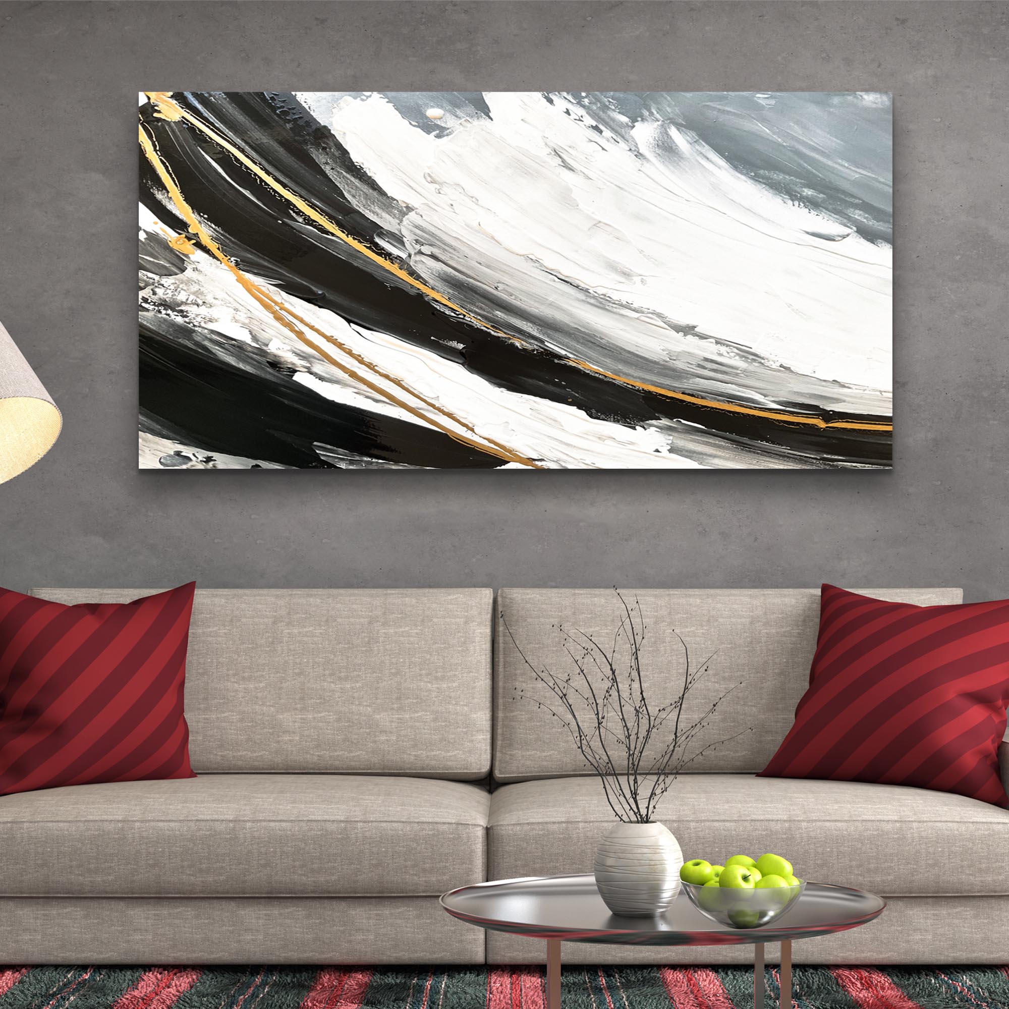 Modern Abstract Shadows Wall Art on sale at MyriadMart