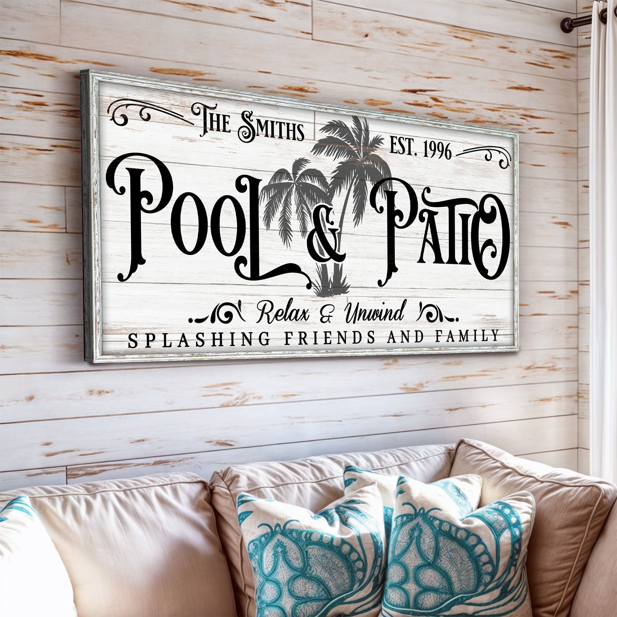 Personalized Pool & Patio Sign VI on sale at MyriadMart