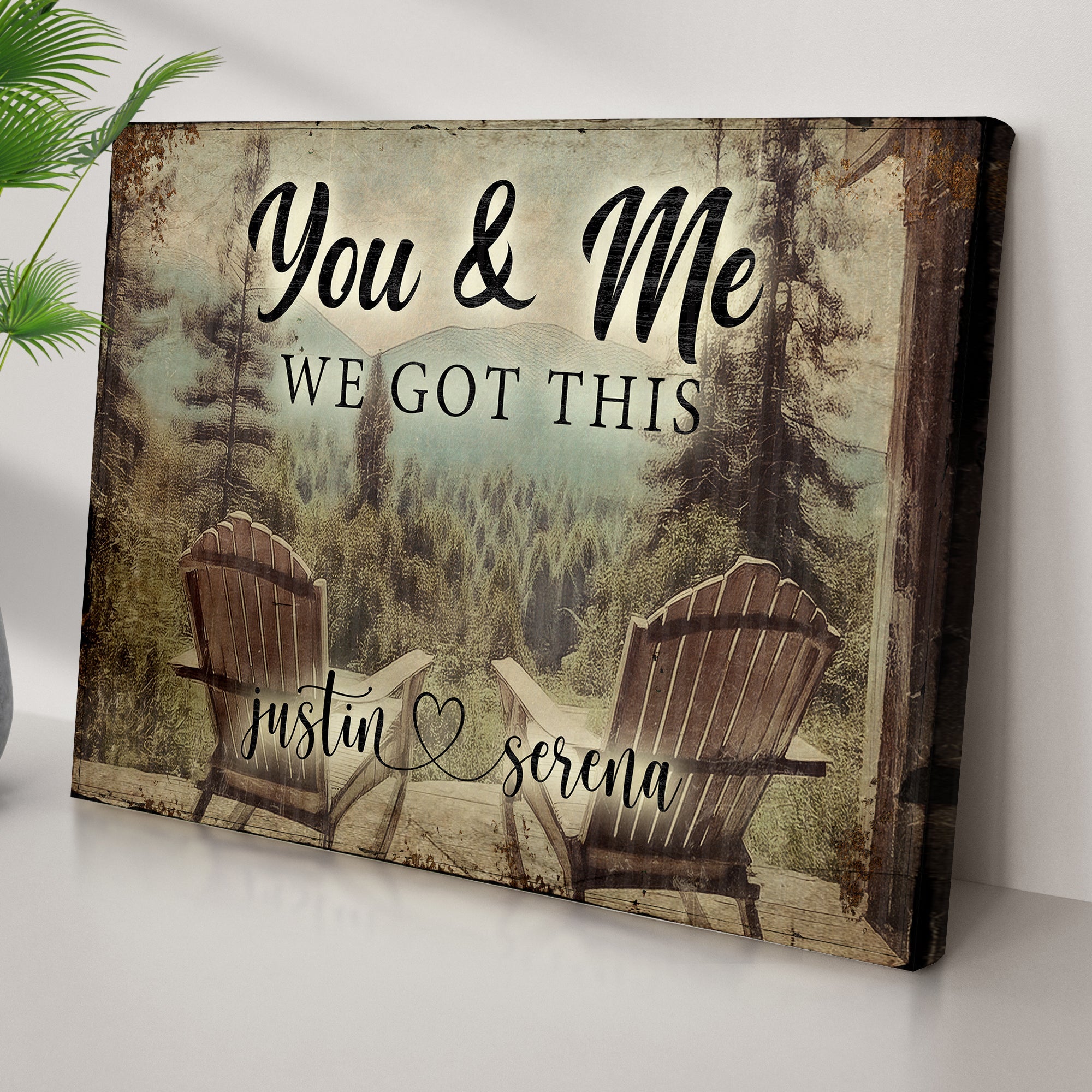 Cabin Forest Themed We Got This Couple Sign on sale at MyriadMart