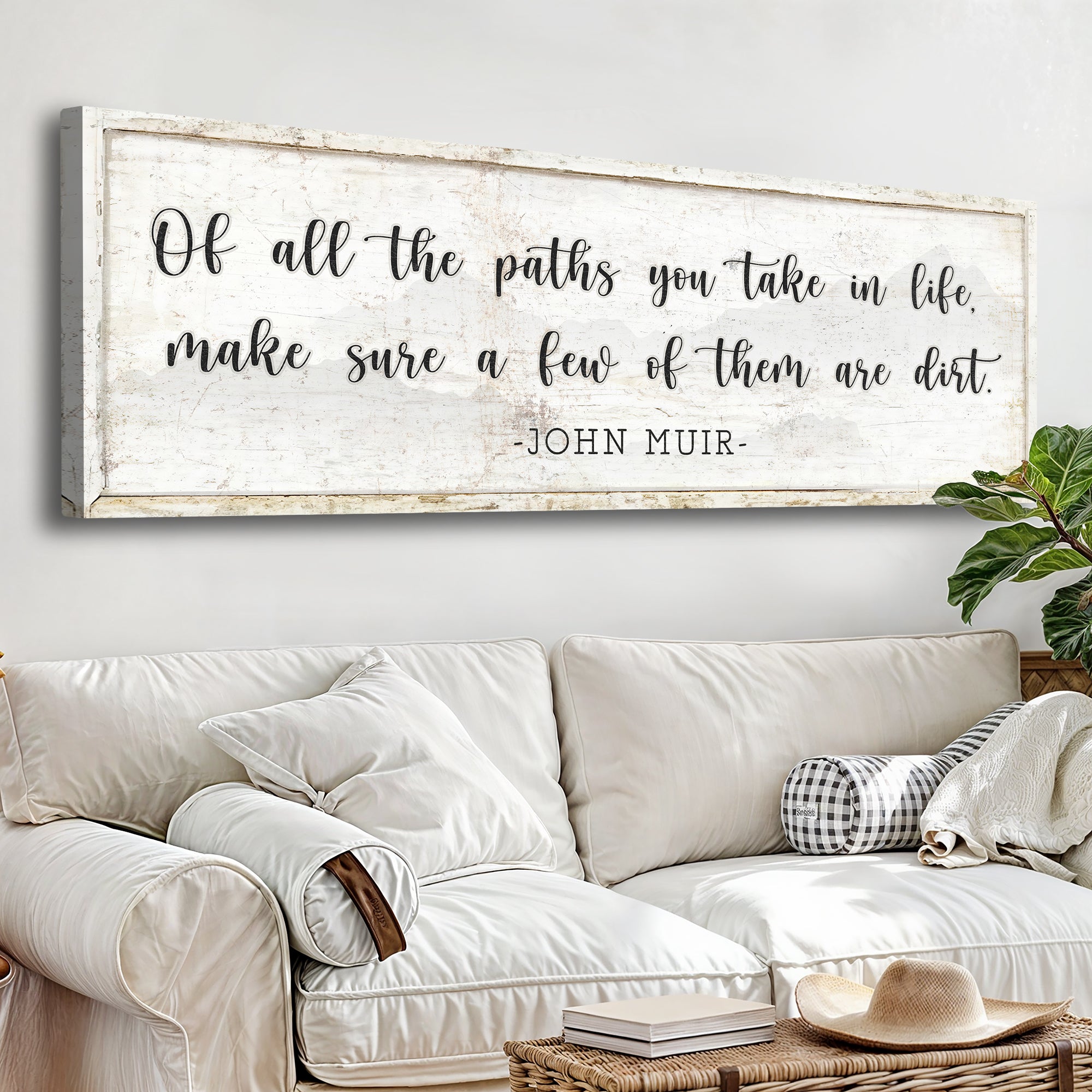 Of All the Paths You Take in Life Make Sure A Few Of Them Are Dirt Cabin Sign III on sale at MyriadMart