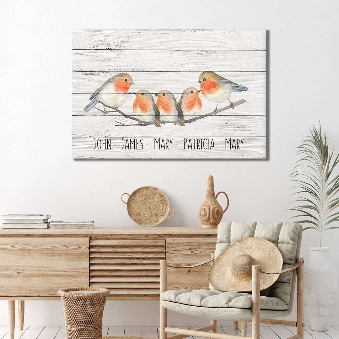 Family Flock of Birds Sign on sale at MyriadMart