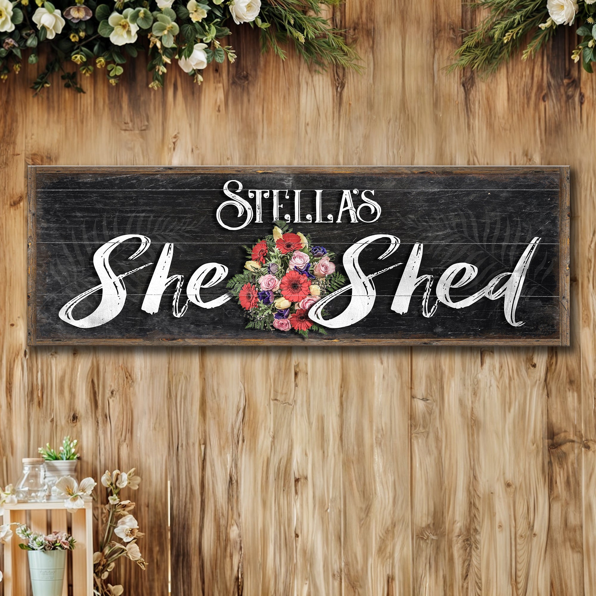 Personalized She Shed Sign VI on sale at MyriadMart