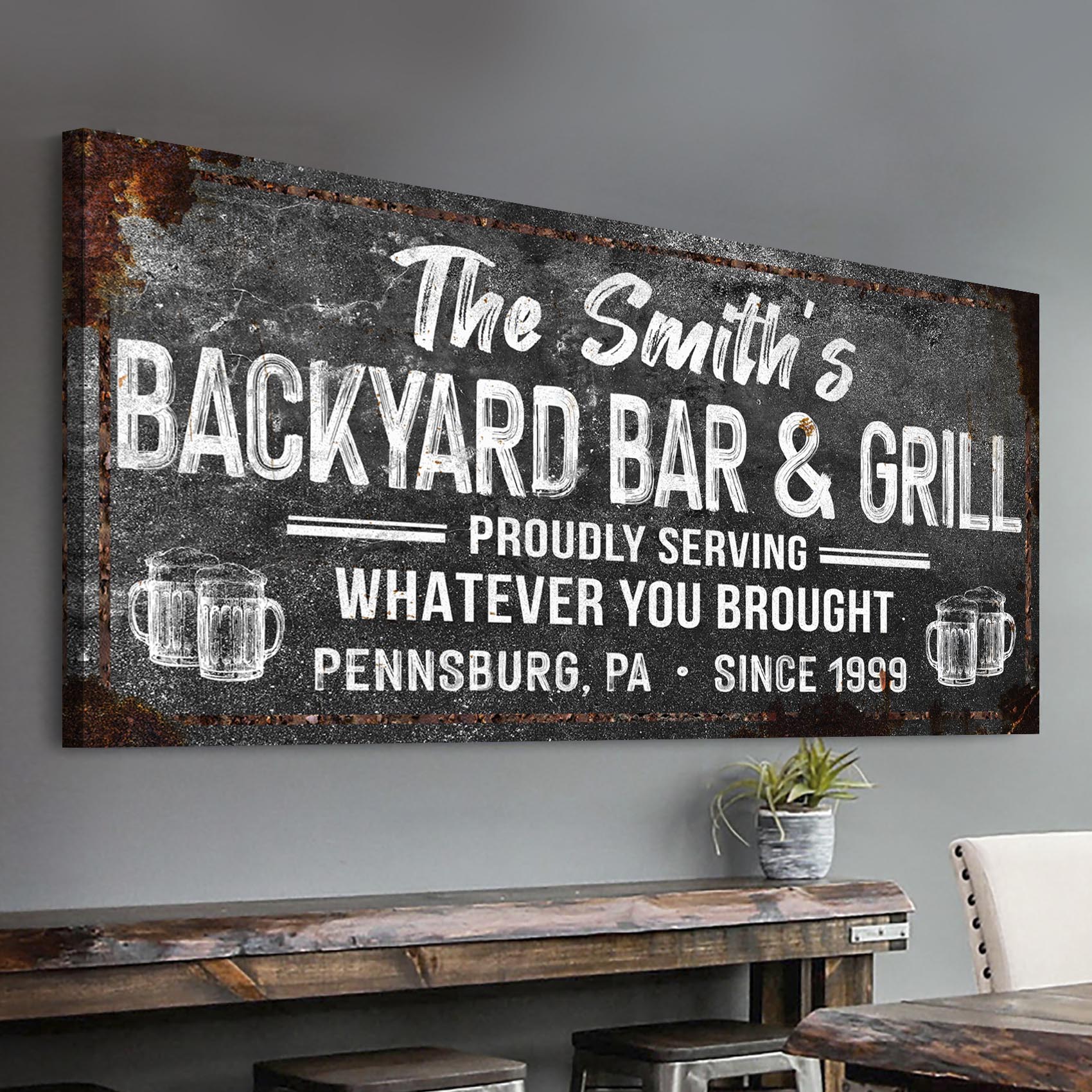 Backyard Bar & Grill Sign XXIII on sale at MyriadMart