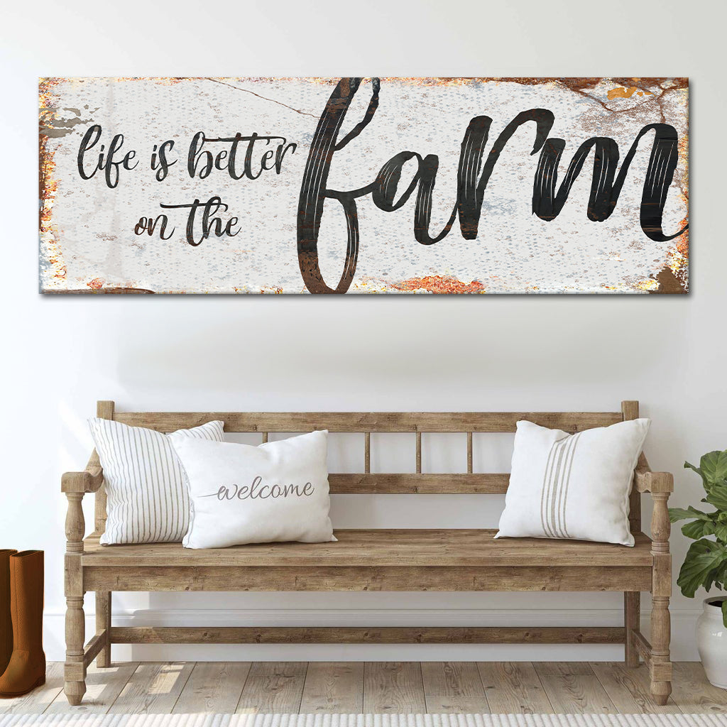 Life Is Better On The Farm Sign IX on sale at MyriadMart