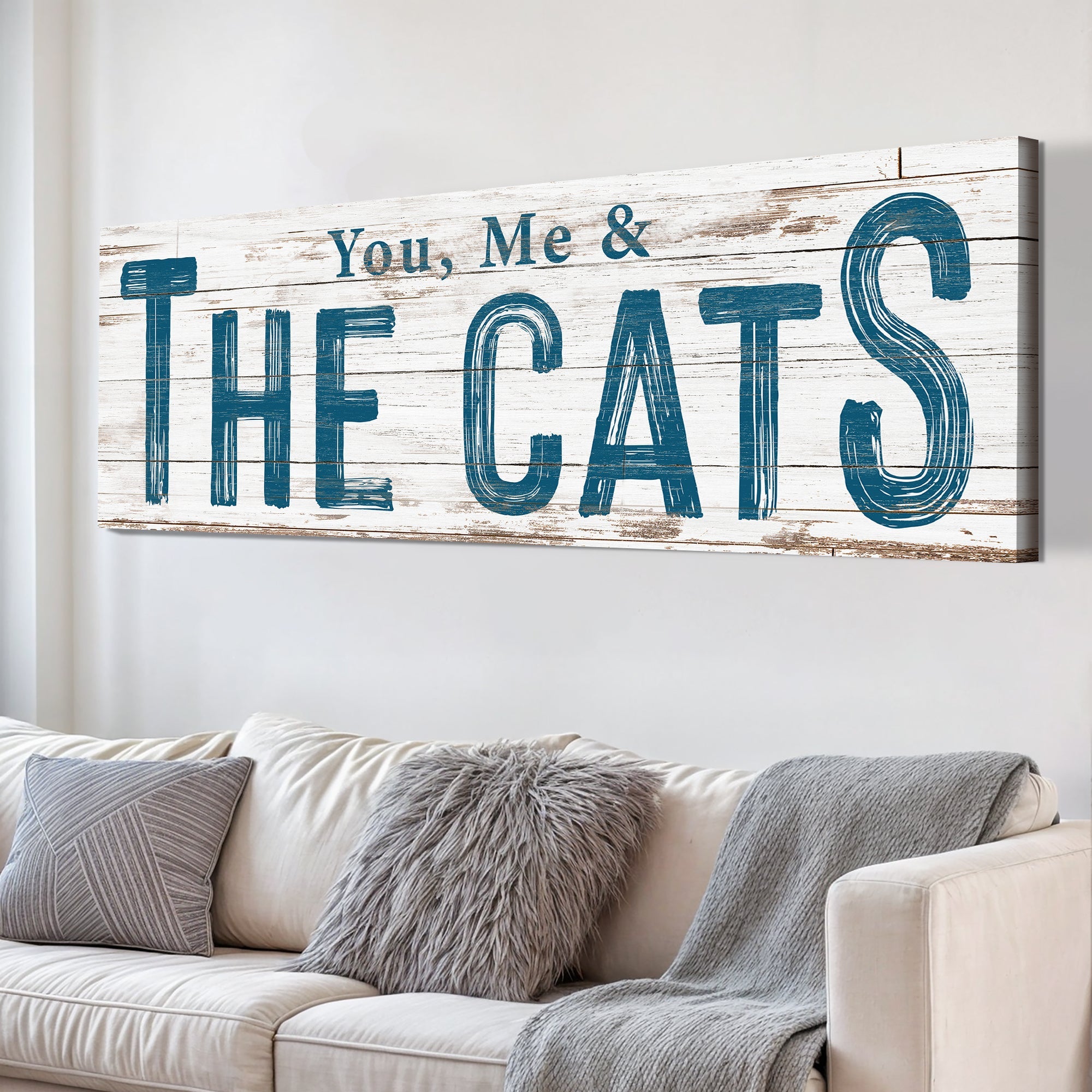 You, Me, And The Cats Sign II on sale at MyriadMart