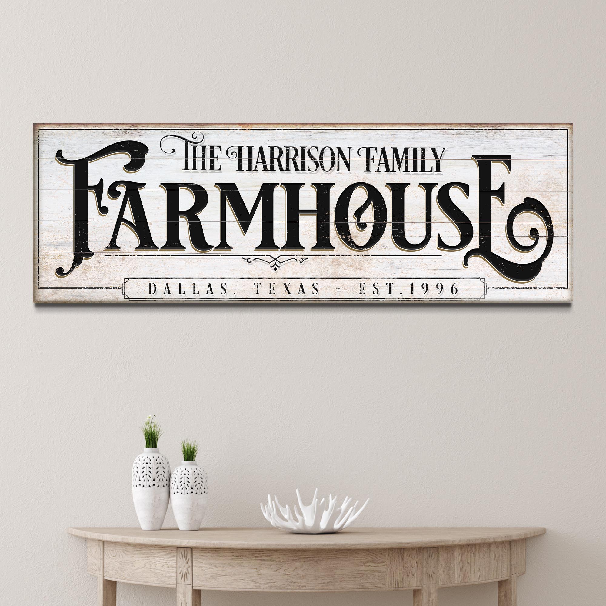 Vintage Rust Farmhouse Sign on sale at MyriadMart