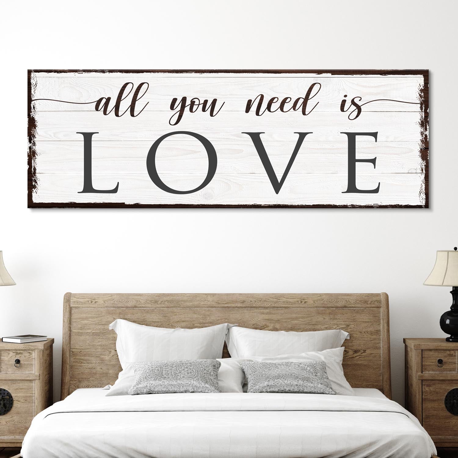 All You Need Is Love Sign on sale at MyriadMart