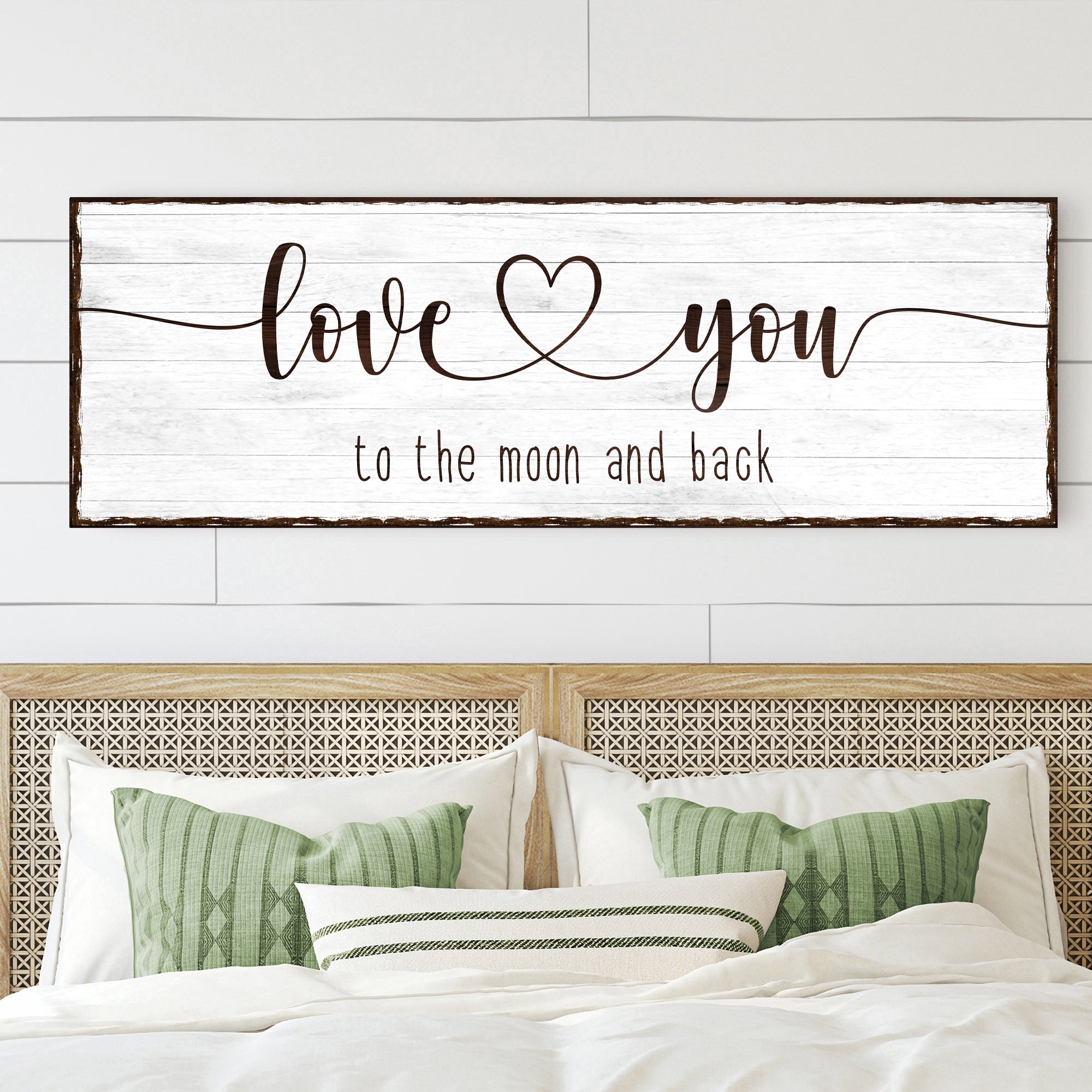 Love You To The Moon And Back Sign III on sale at MyriadMart