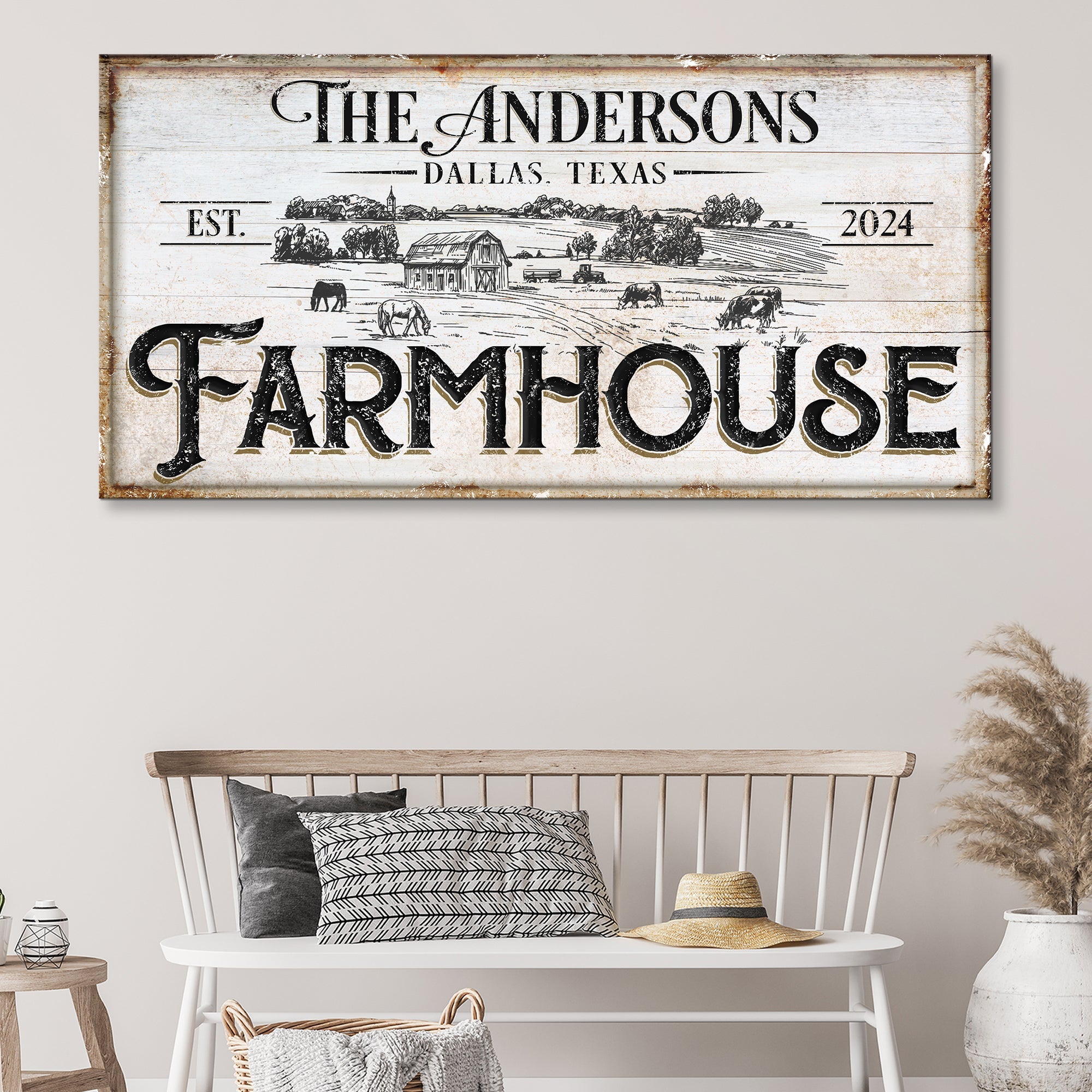 Rustic Farmhouse Sign XII on sale at MyriadMart