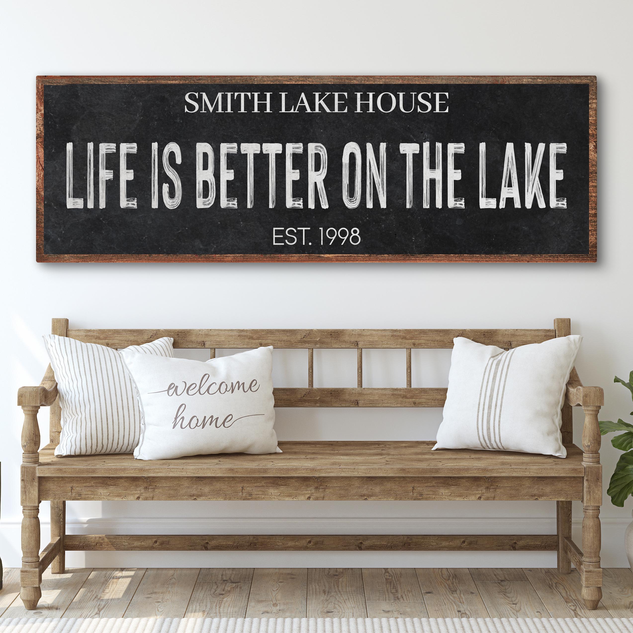 Life Is Better On The Lake Sign on sale at MyriadMart