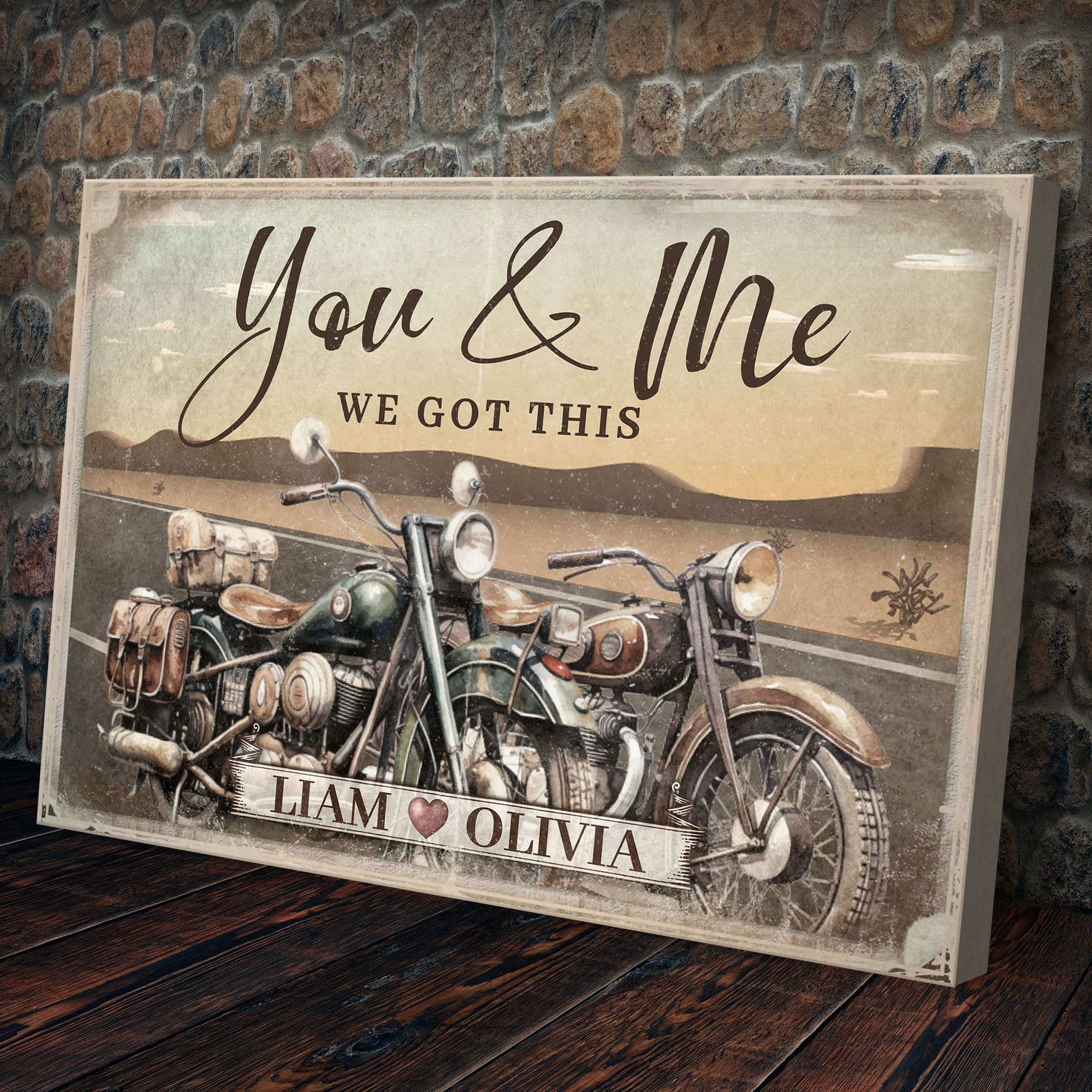 Motorcycle Themed We Got This Couple Sign on sale at MyriadMart