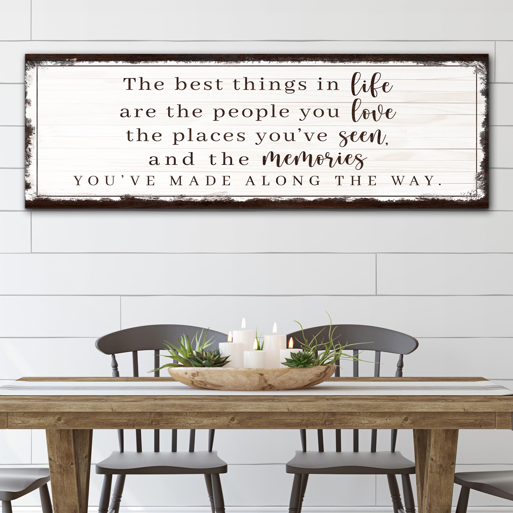 The Best Things In Life Sign VII on sale at MyriadMart