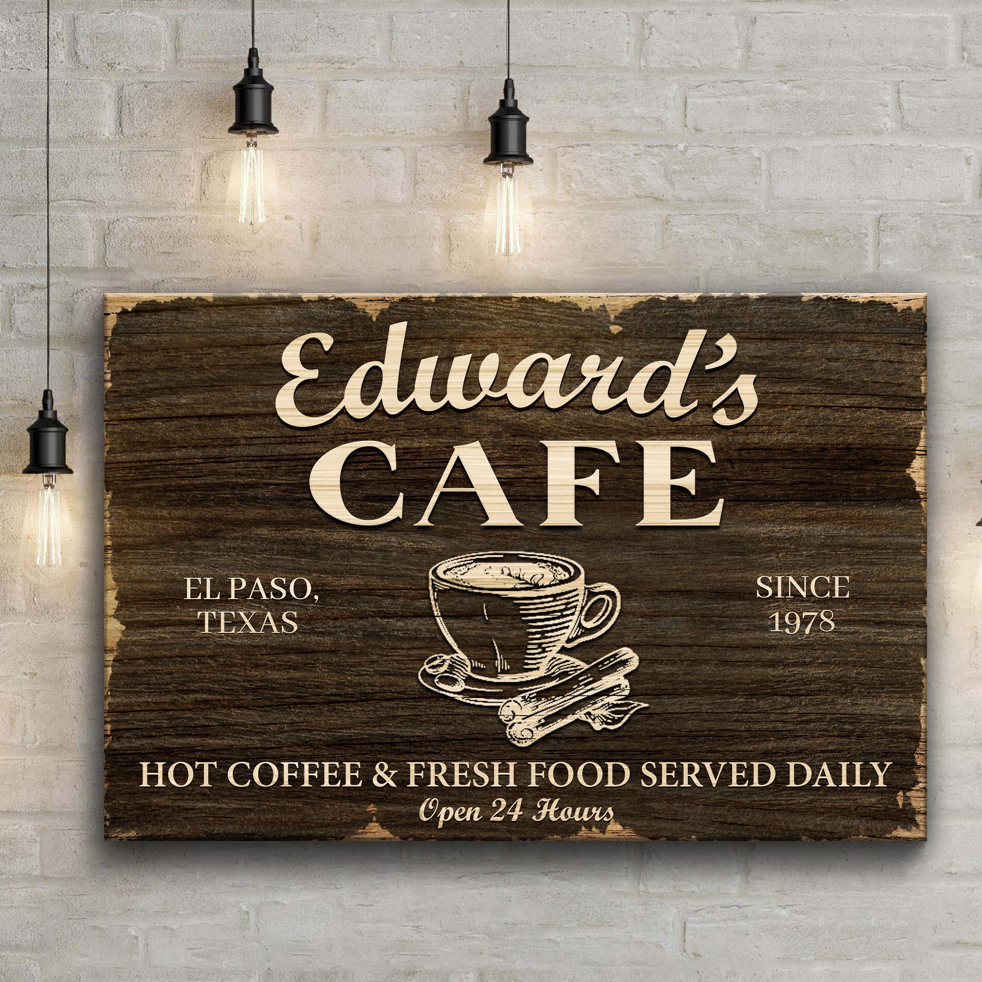 Cafe Sign III on sale at MyriadMart
