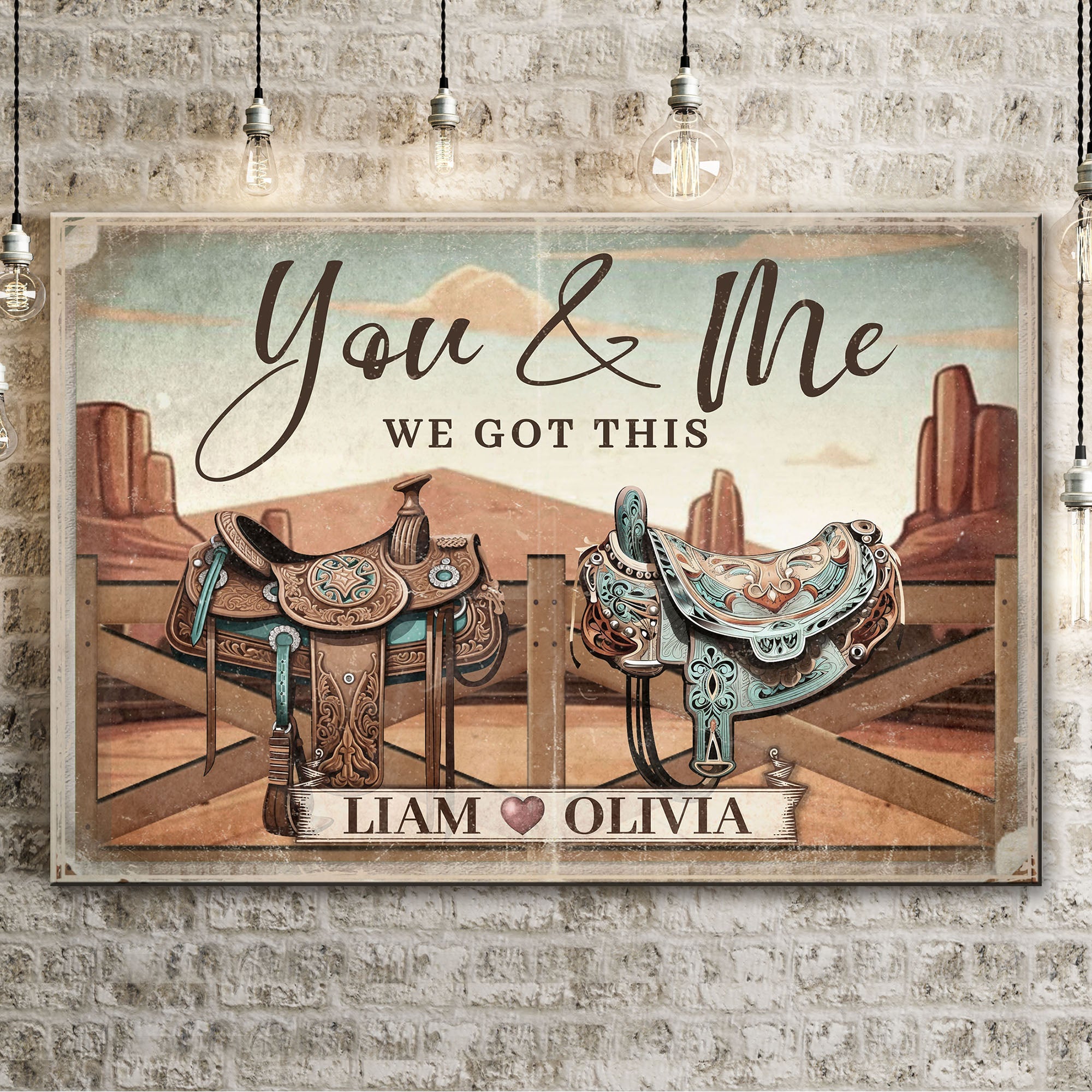 Cowboy Themed We Got This Couple Sign II on sale at MyriadMart