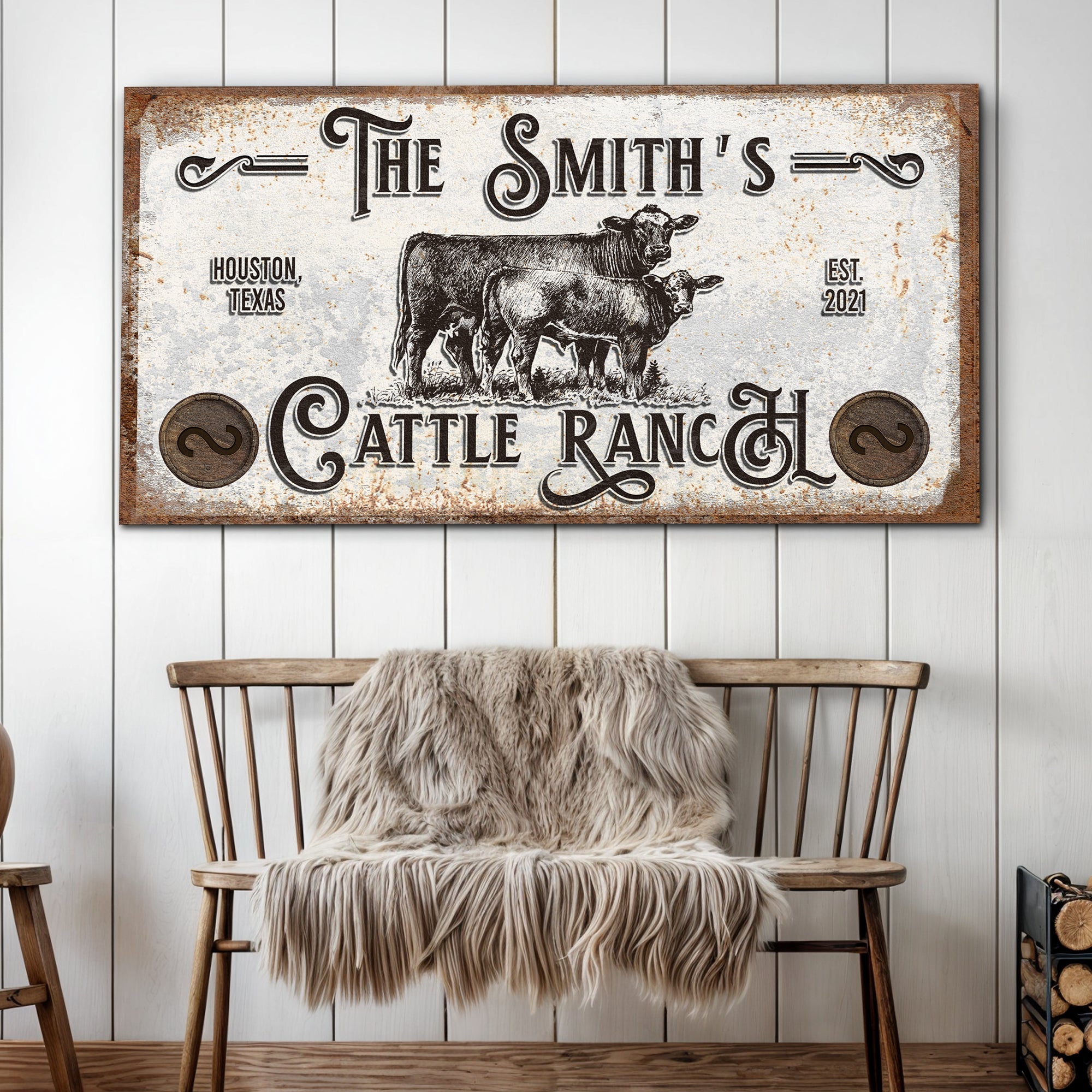 Branded Cattle Ranch Sign IV on sale at MyriadMart