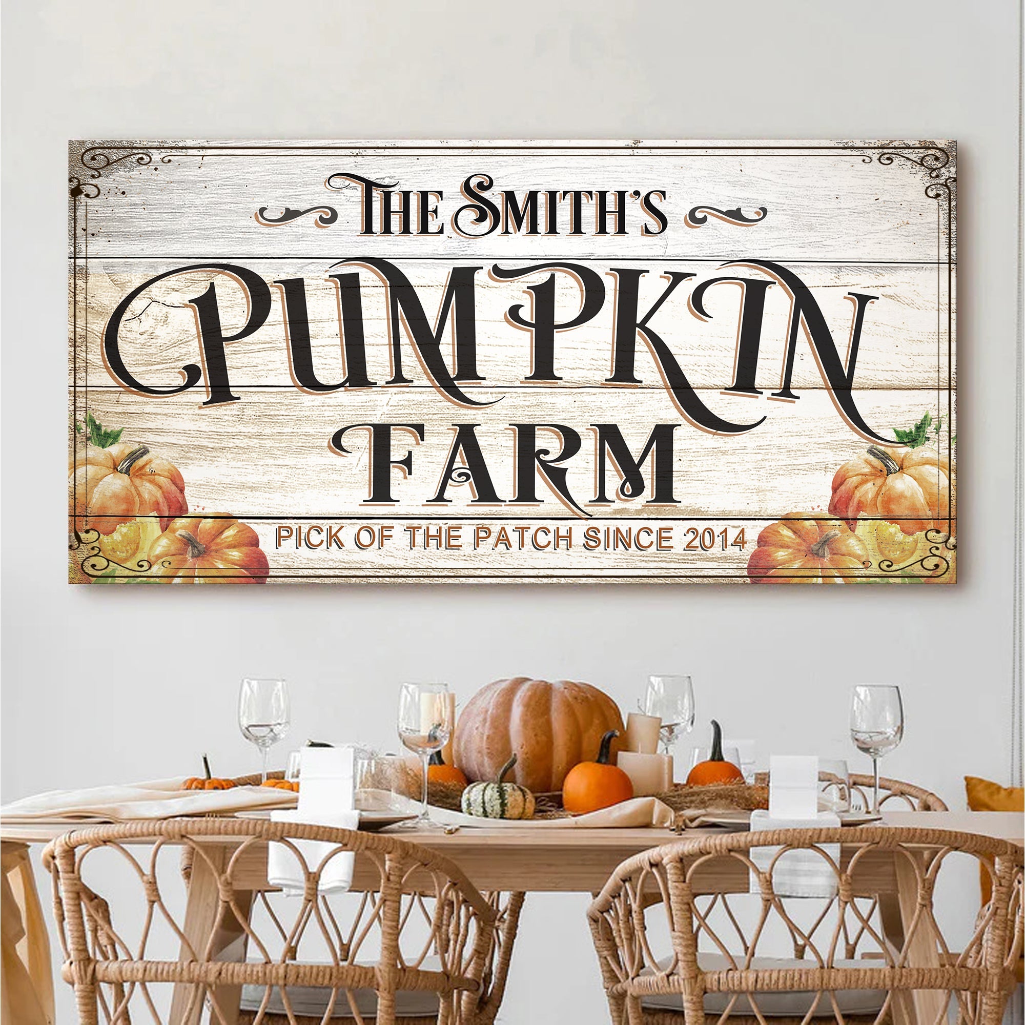 Pick Of The Patch Pumpkin Farm Sign on sale at MyriadMart